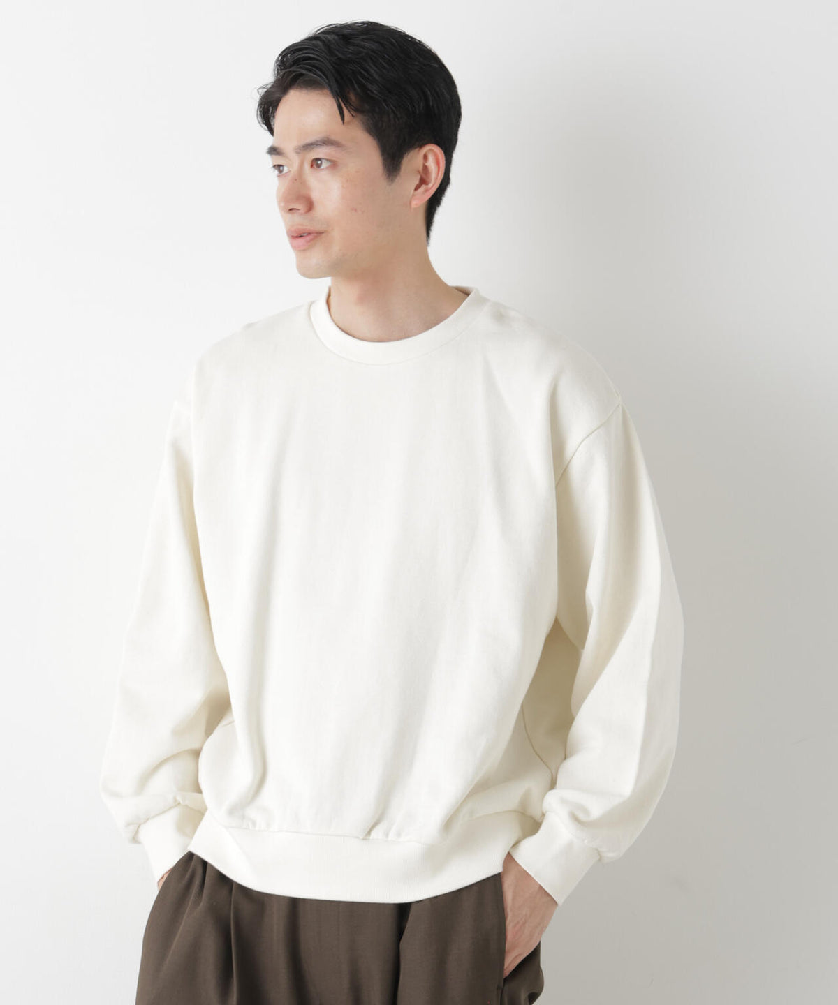 WEB限定/ワイドフィットスウェットプルオーバー 6726223216