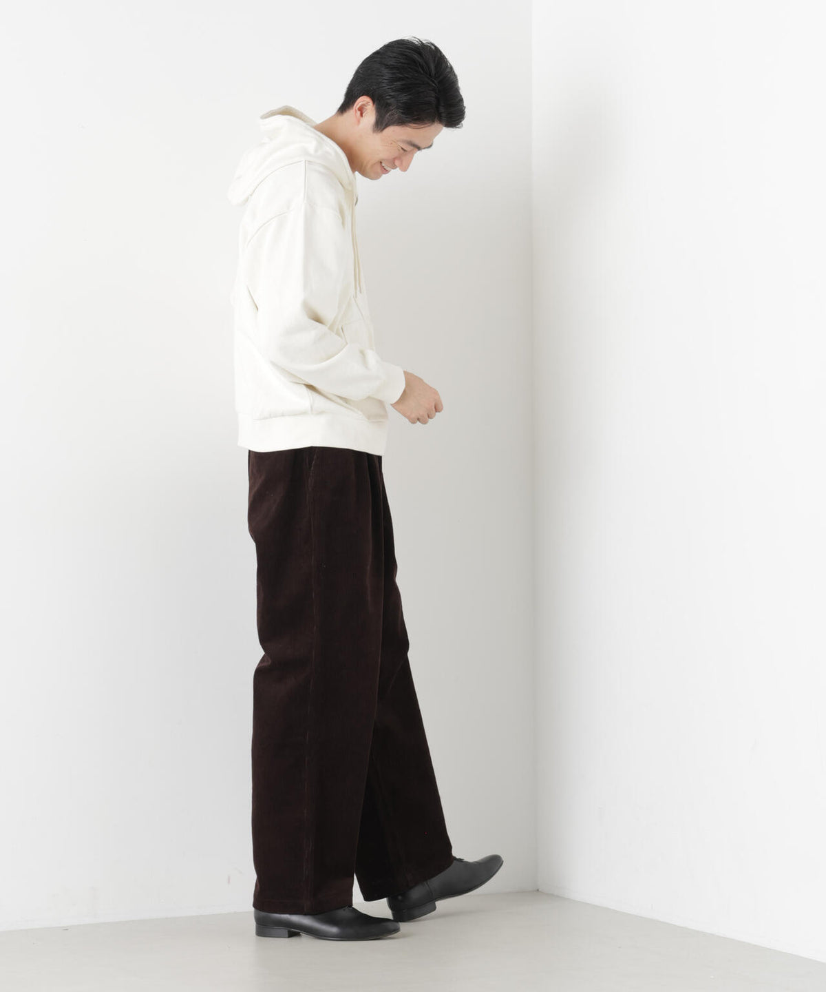 WEB限定/ワイドフィットスウェットZIPパーカー 6726223217