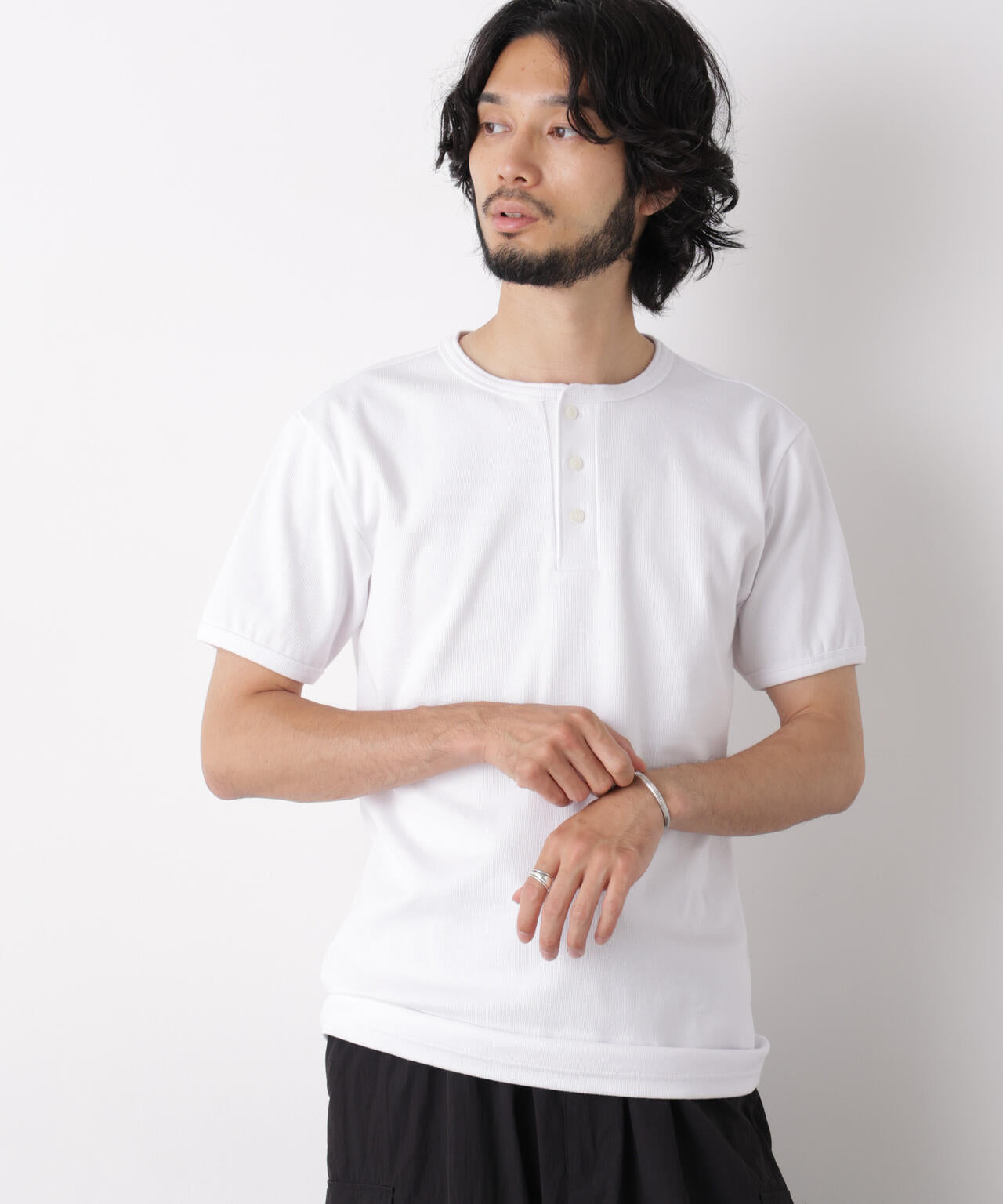 181cm　B:75 W:73 H:90 着用サイズ：L