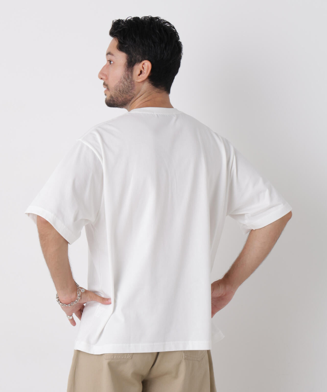 USAコットン×COOLMAX(R)ワイドTシャツ 半袖 6726224206