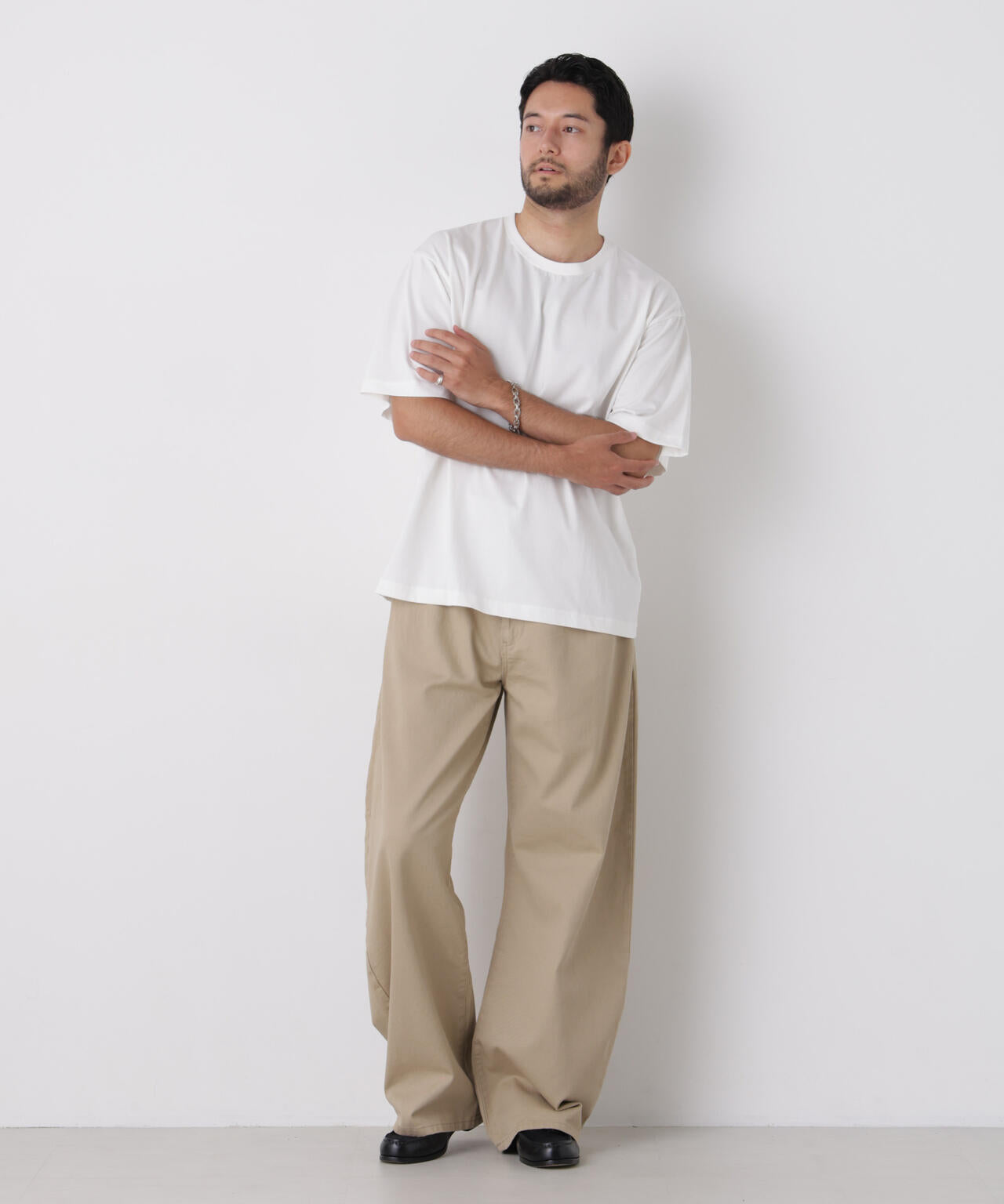 USAコットン×COOLMAX(R)ワイドTシャツ 半袖 6726224206