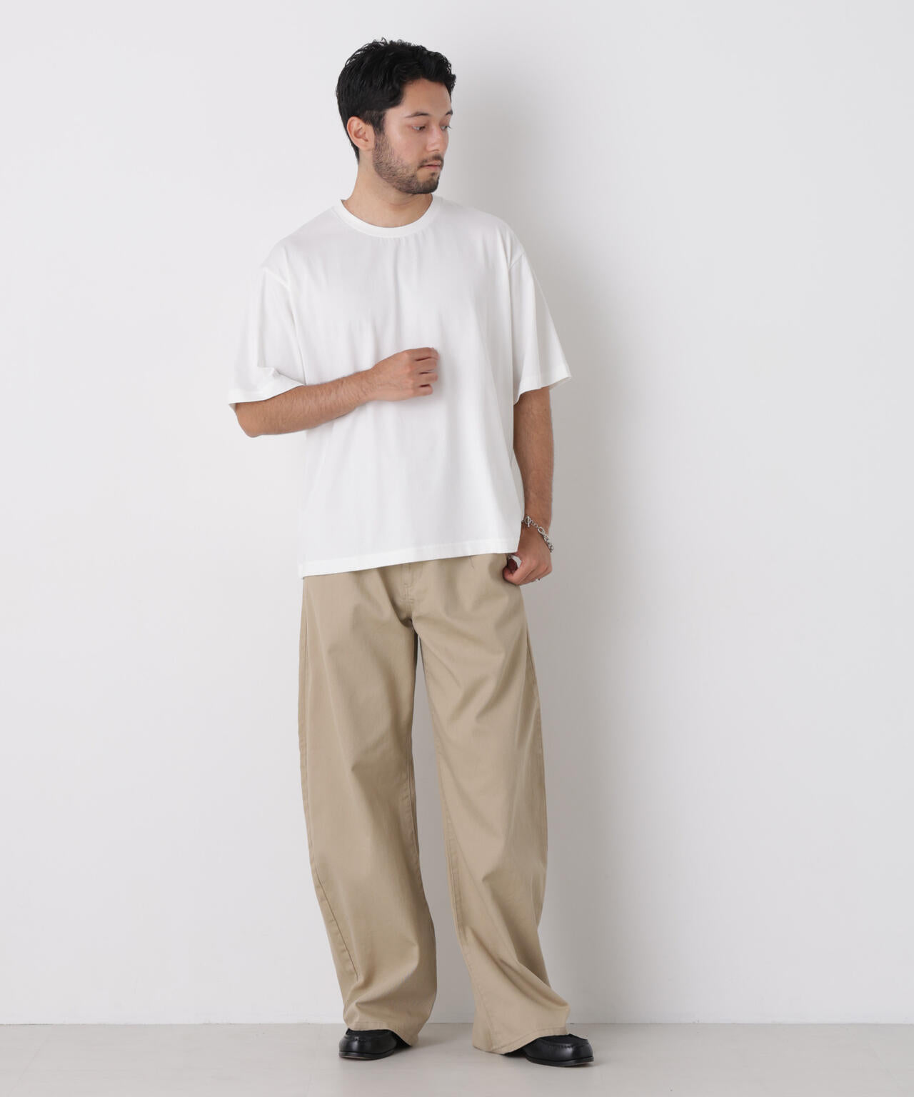 USAコットン×COOLMAX(R)ワイドTシャツ 半袖 6726224206