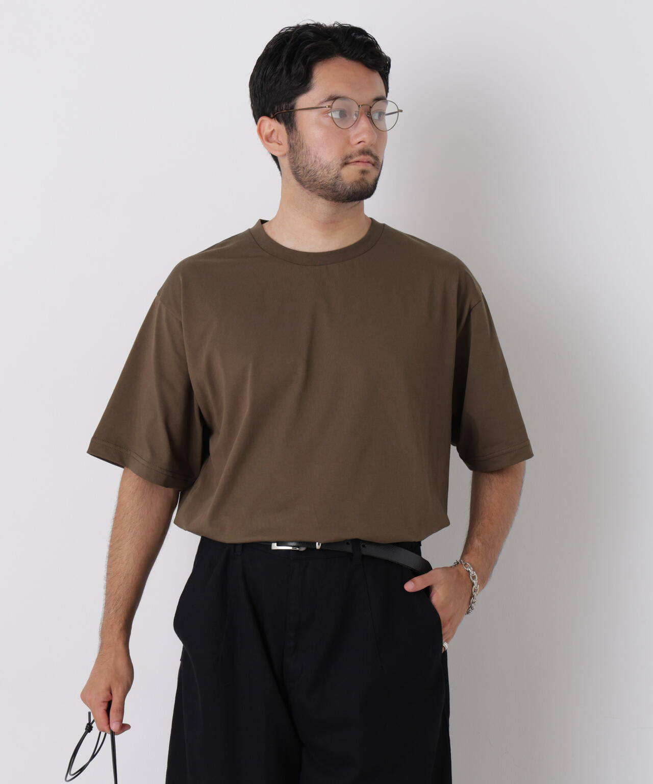 USAコットン×COOLMAX(R)ワイドTシャツ 半袖 6726224206