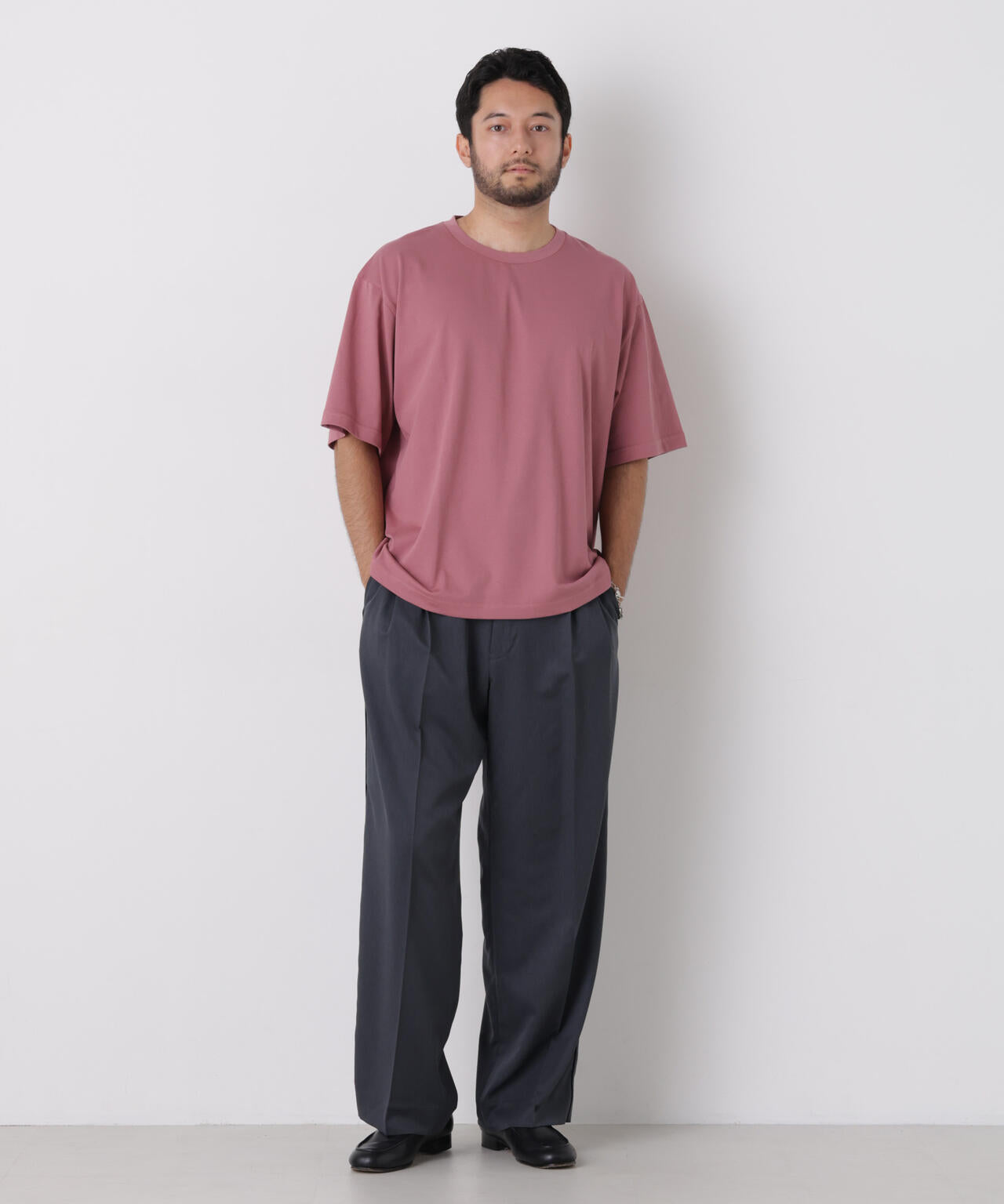 USAコットン×COOLMAX(R)ワイドTシャツ 半袖 6726224206