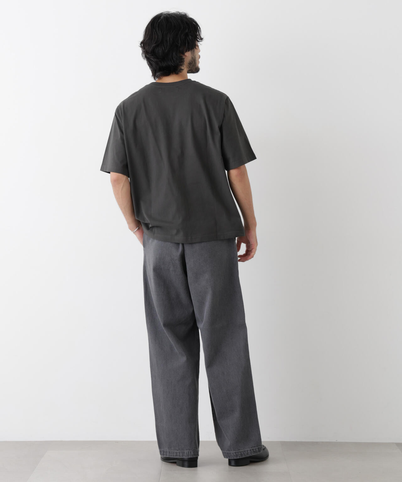 微起毛クロップドTシャツ 半袖 6726224230