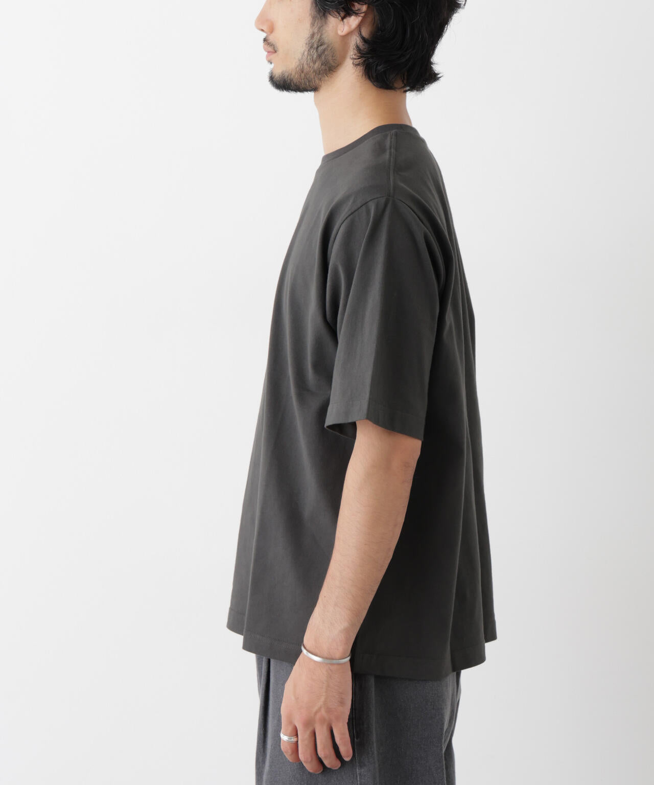 微起毛クロップドTシャツ 半袖 6726224230
