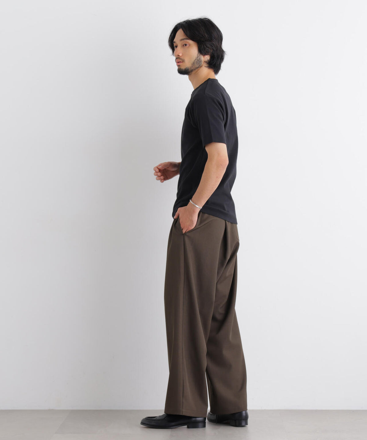 コンパクトヘンリーネックTシャツ 半袖 6726224231
