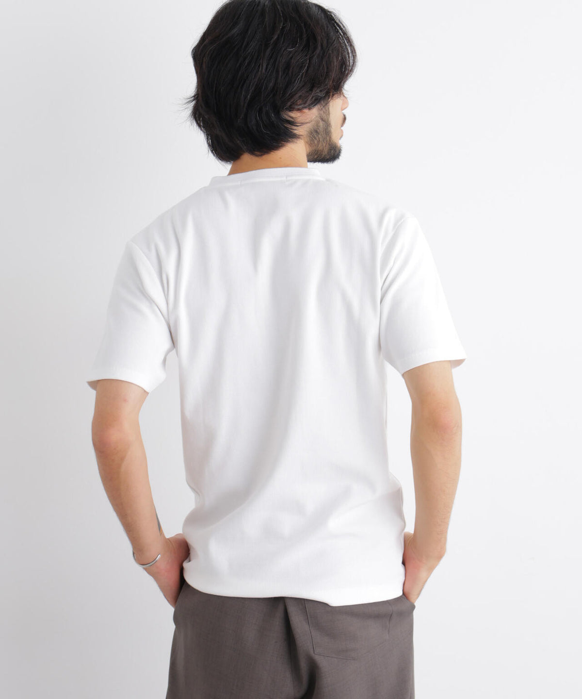 コンパクトヘンリーネックTシャツ 半袖 6726224231