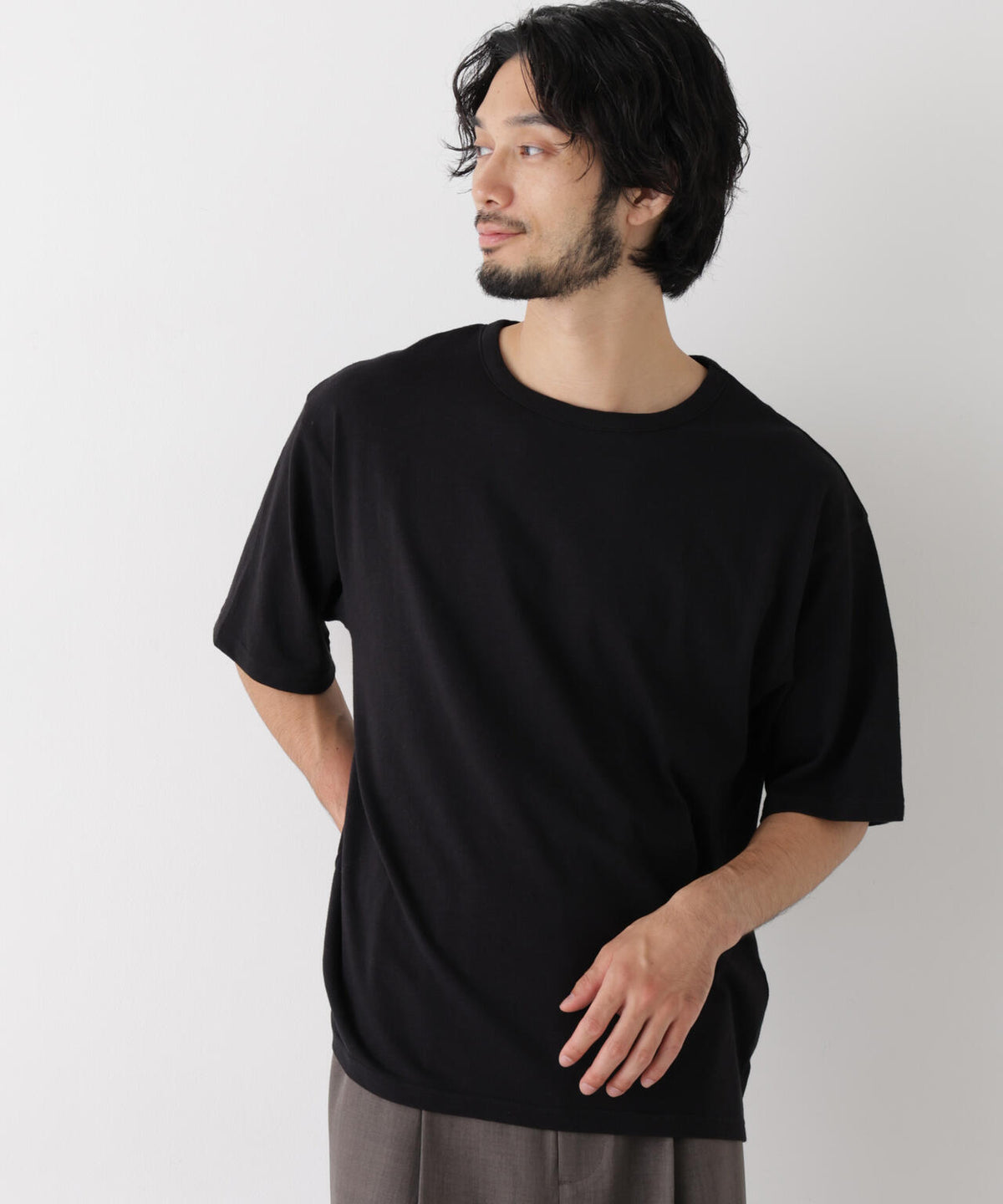 スラブワイドTシャツ 半袖 6726224232