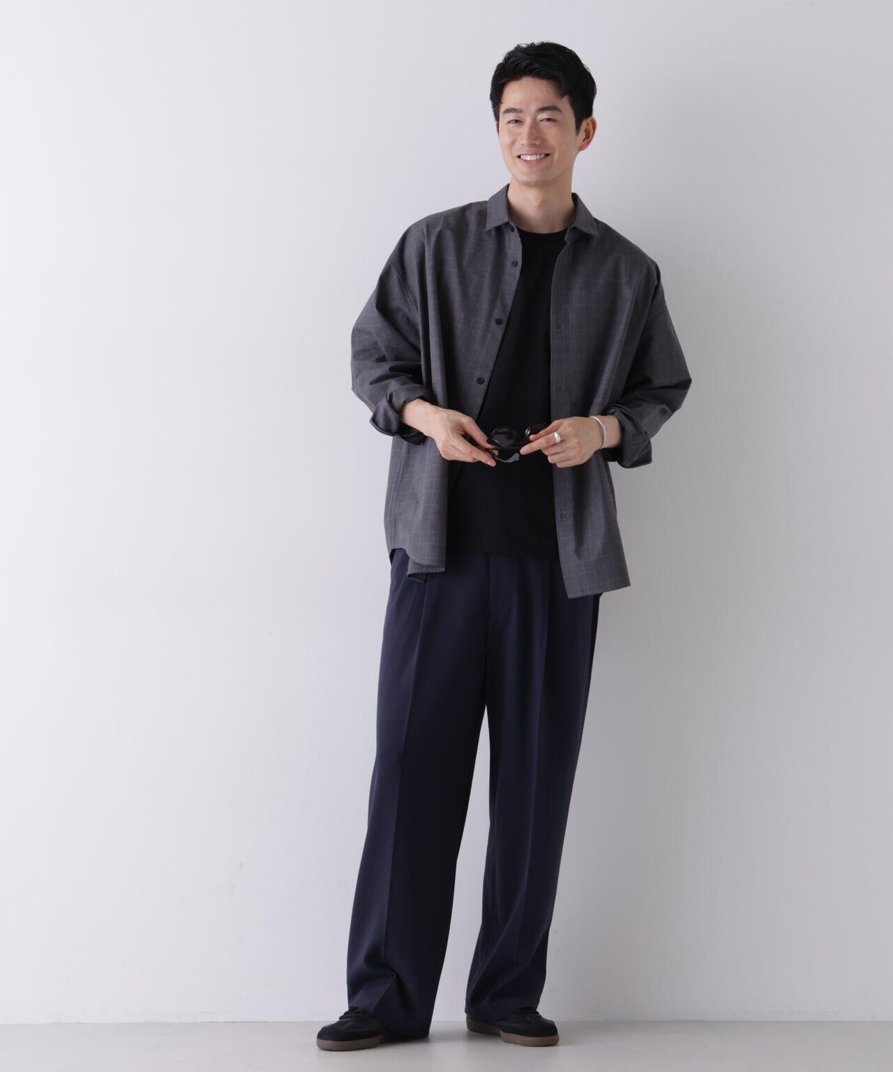ALWAYS ワイドテーパード スラックス 6726227202