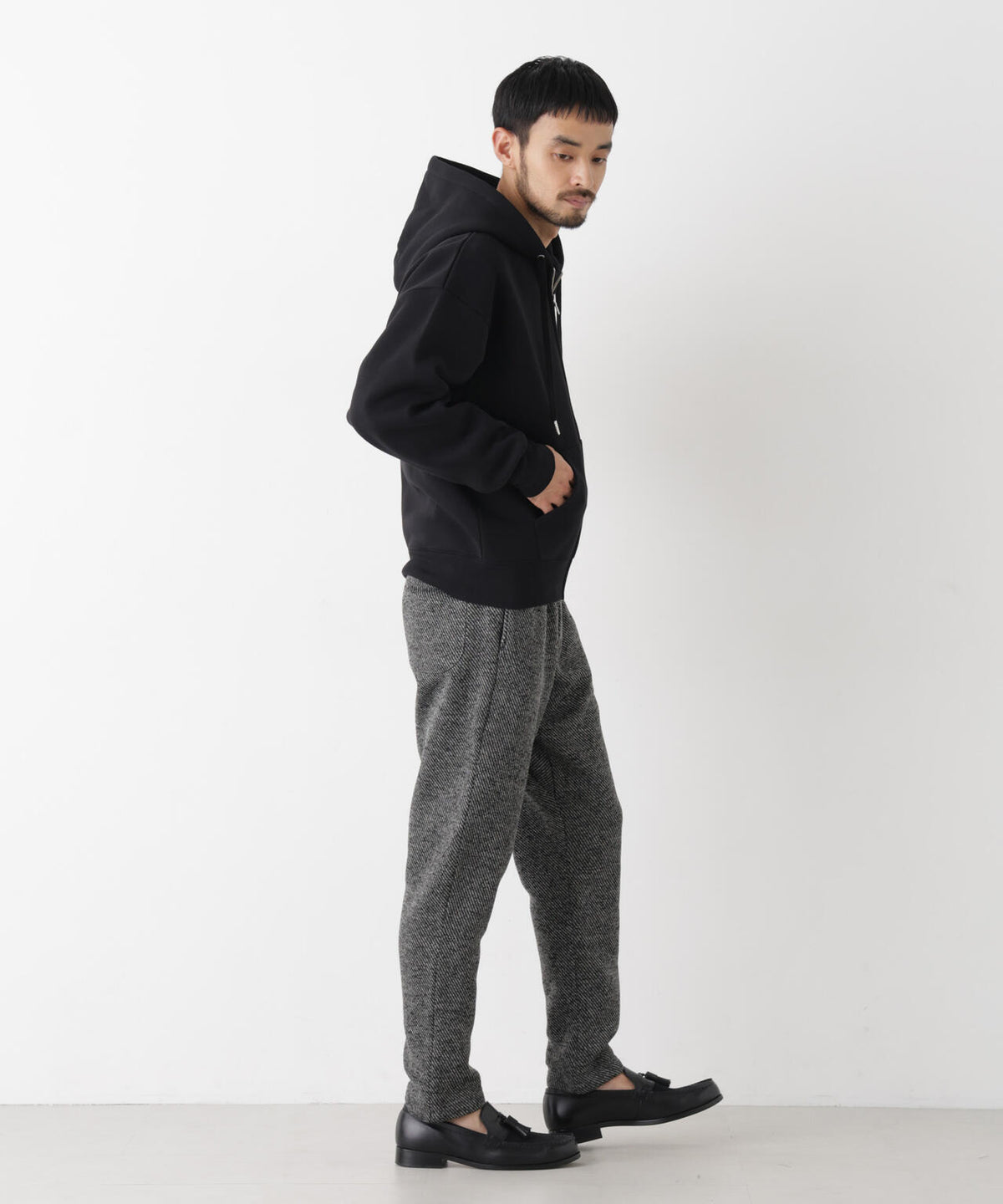 ニットフリーステーパードパンツ(セットアップ可) 6726227208