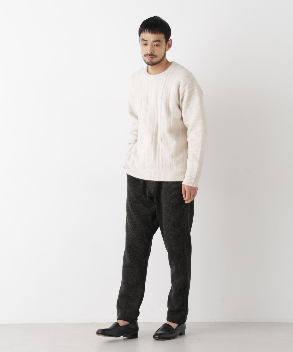 ニットフリーステーパードパンツ(セットアップ可) 6726227208