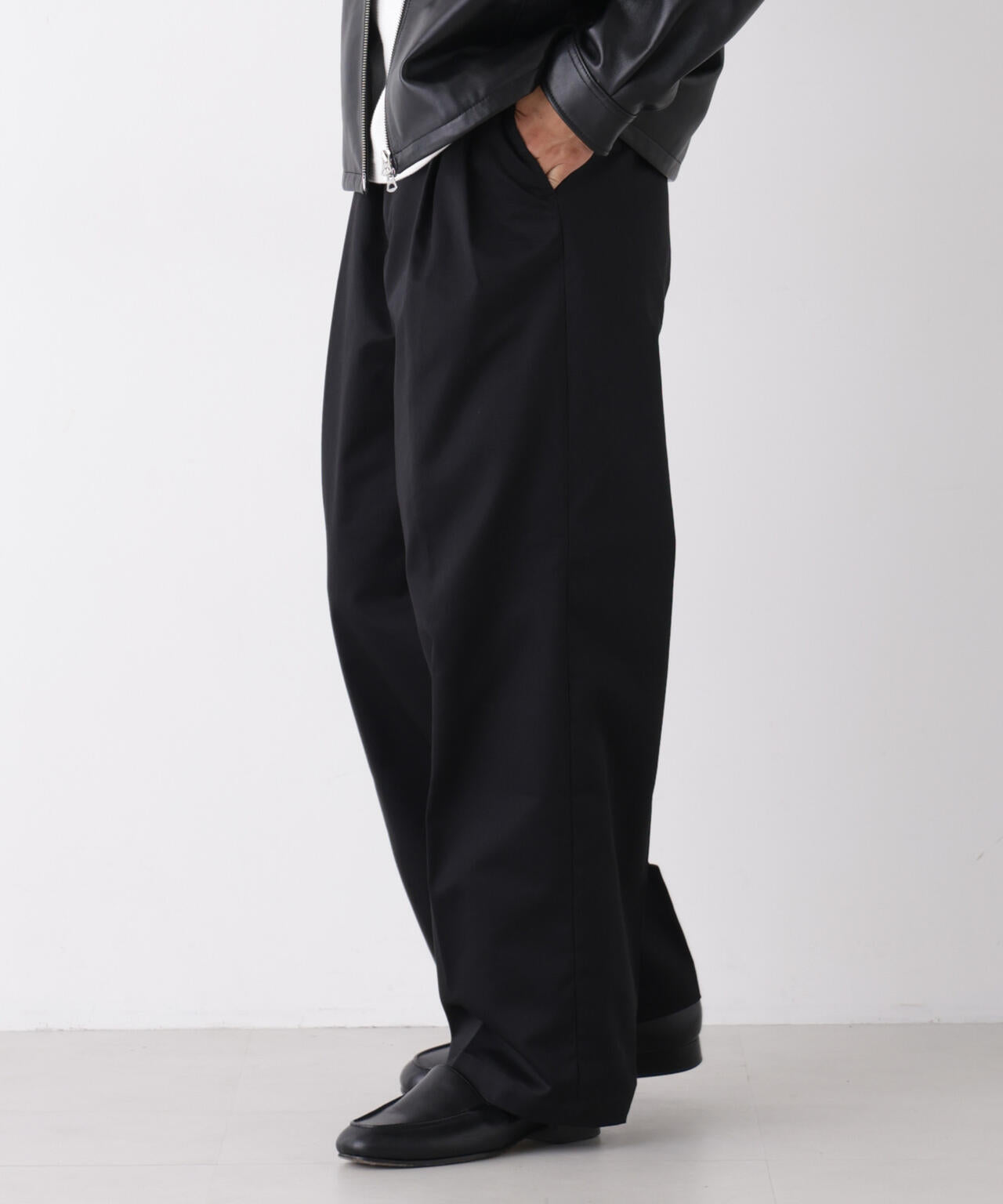 TCツイル2タックワイドパンツ 6726227211