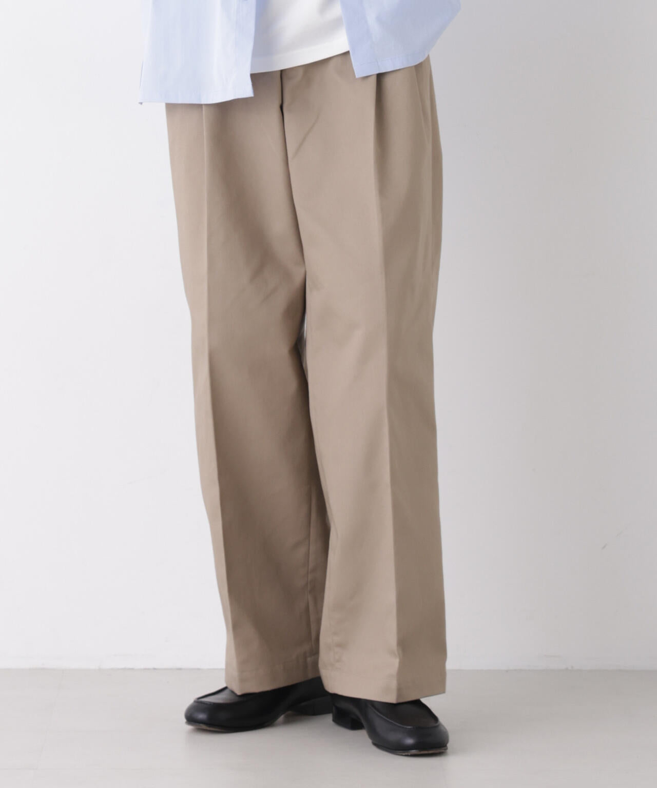 TCツイル2タックワイドパンツ 6726227211