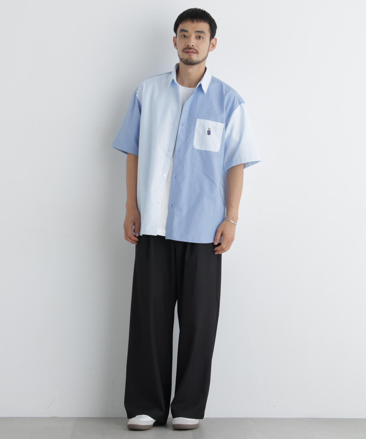 ポリエステルツイル ワイドパンツ 6726227213