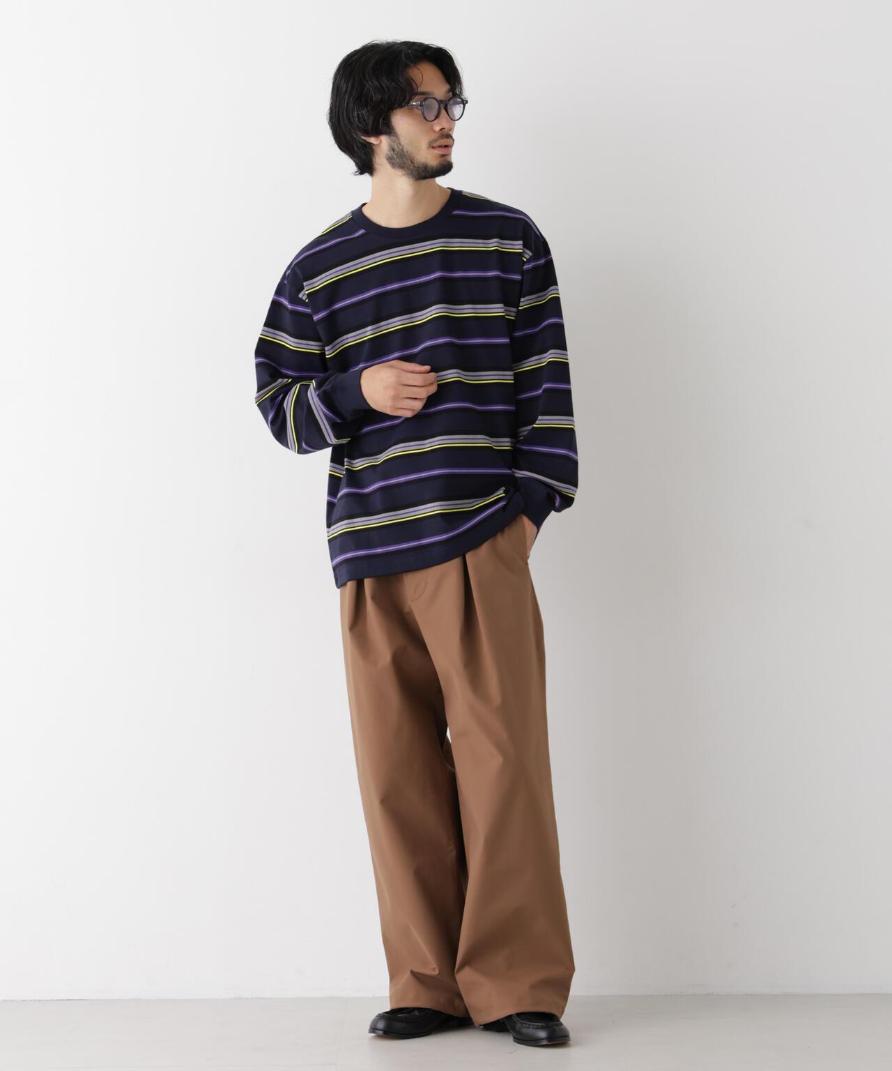 3レイヤー インタックワイドパンツ（セットアップ可）
