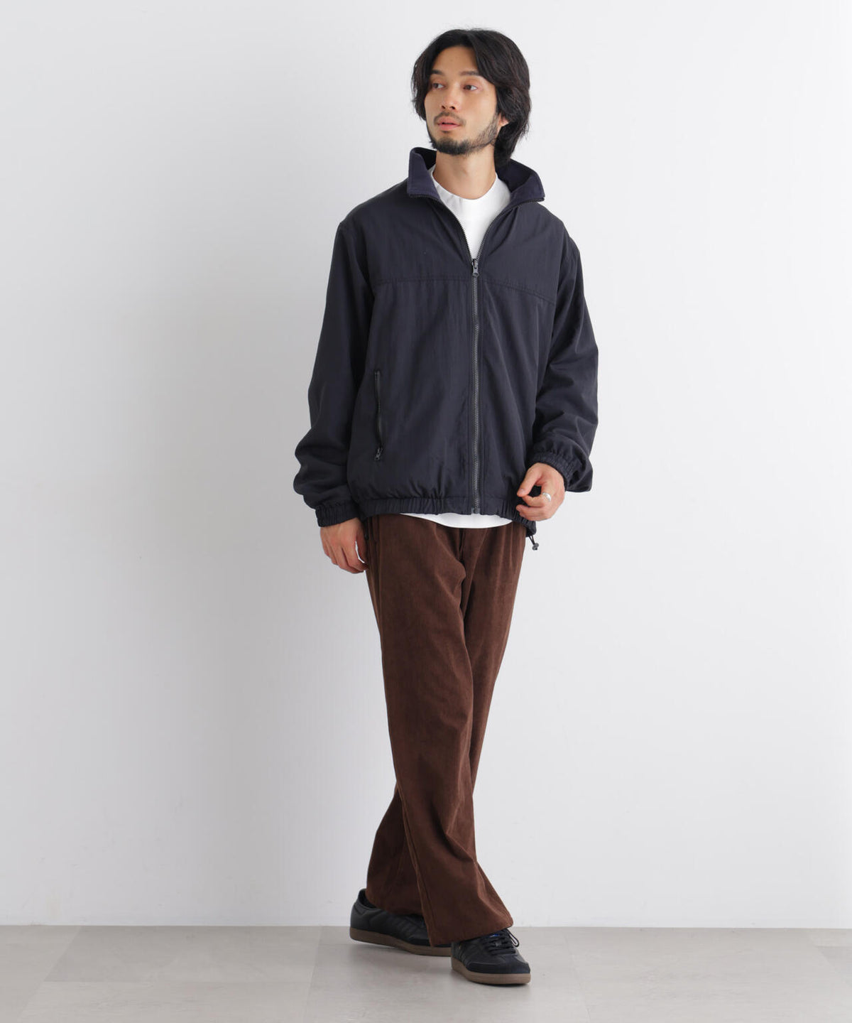 イージーワイドコーデュロイパンツ 6726227220