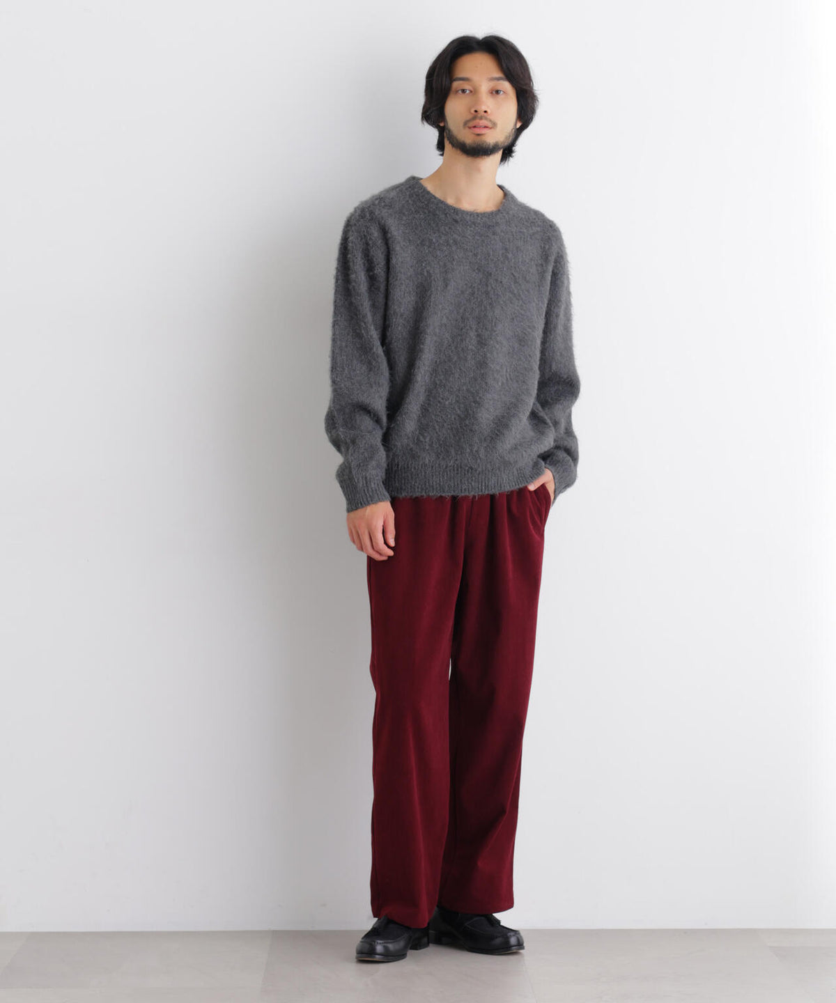 イージーワイドコーデュロイパンツ 6726227220