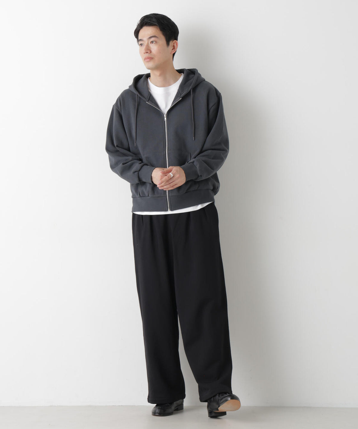 WEB限定/2タックワイドスウェットパンツ 6726227221
