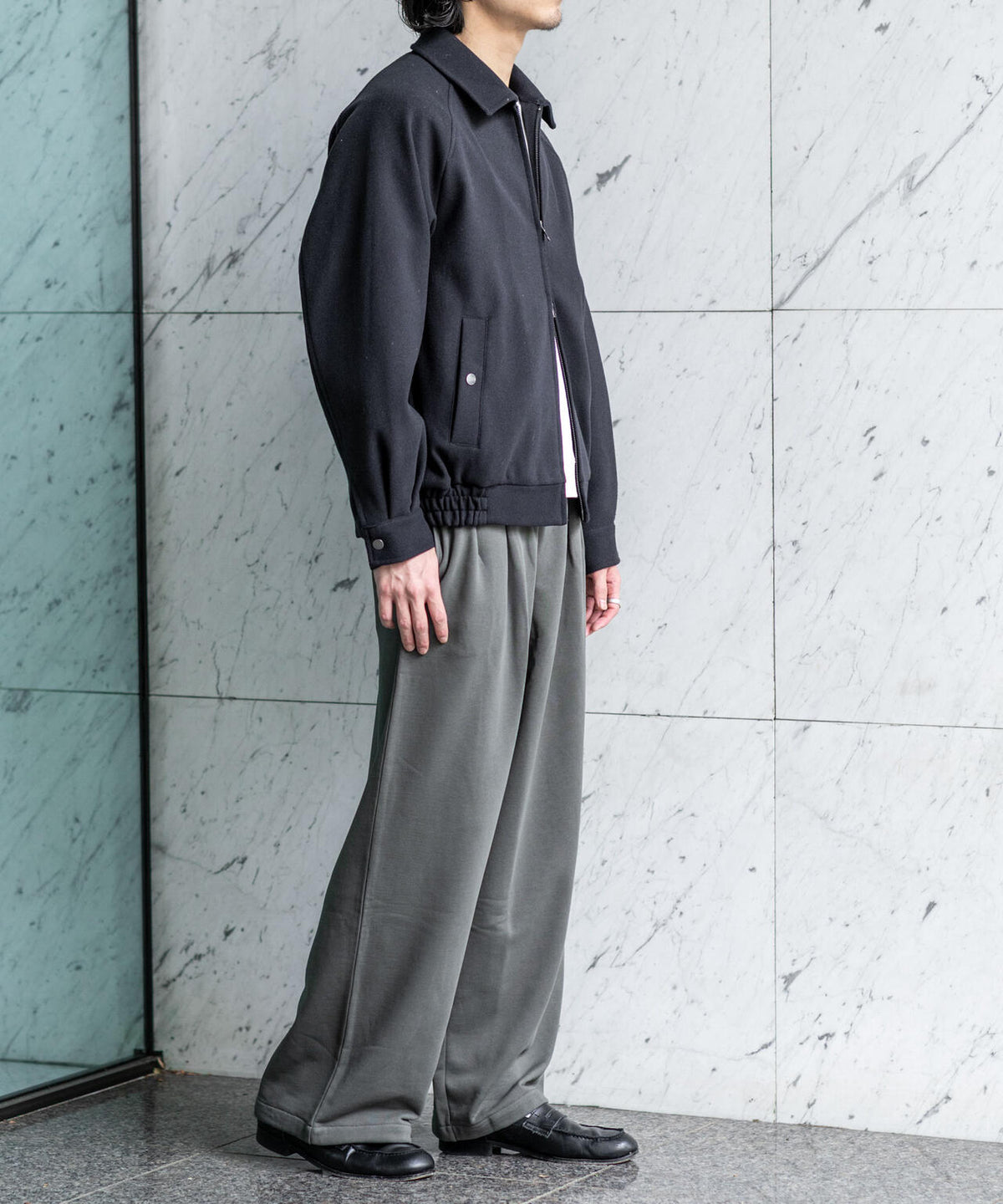 WEB限定/2タックワイドスウェットパンツ 6726227221