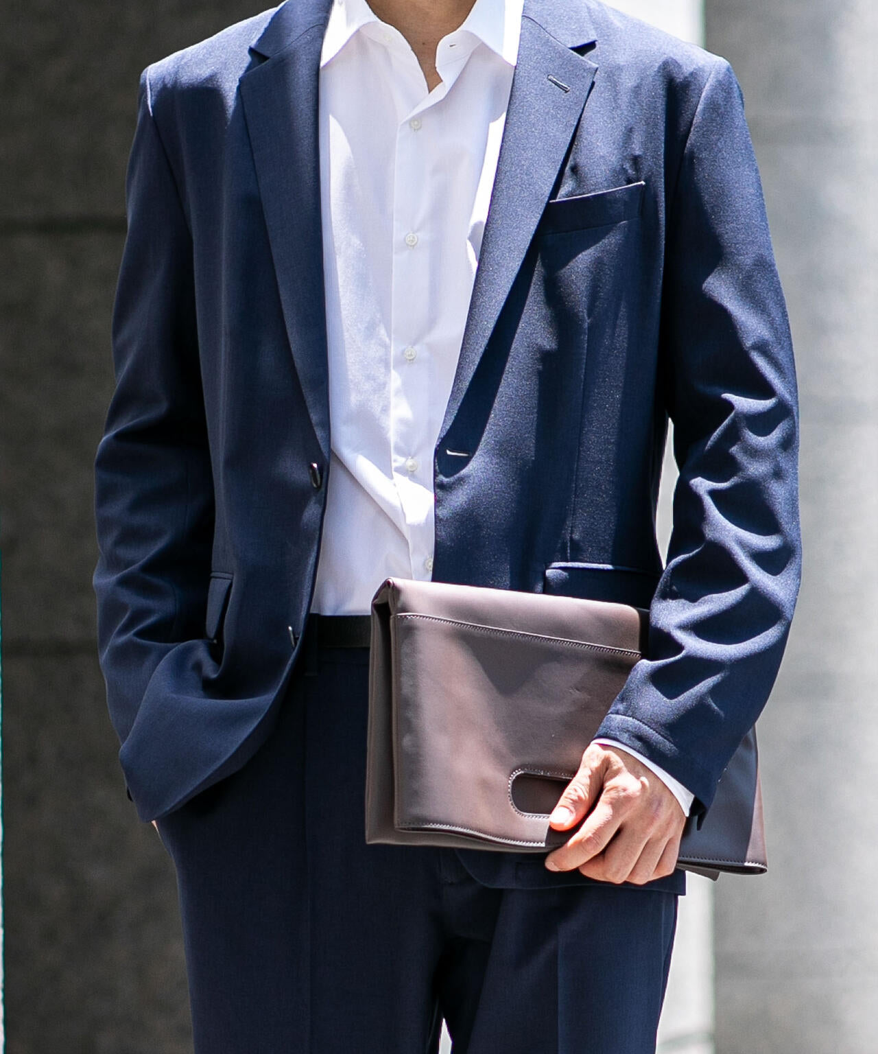 WEB限定/シンセティックレザー2WAYクラッチバッグ 6726232203