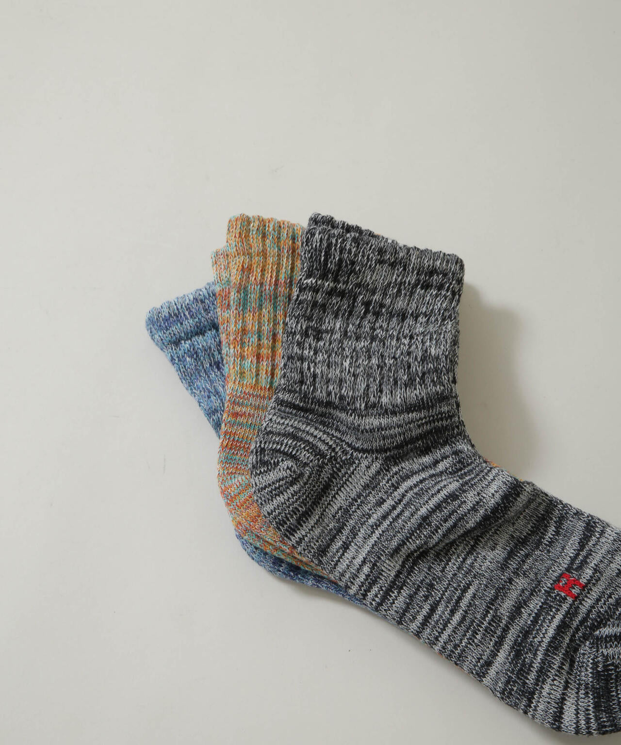 Healthknit/メランジカラーソックス 3足セット 6726251004