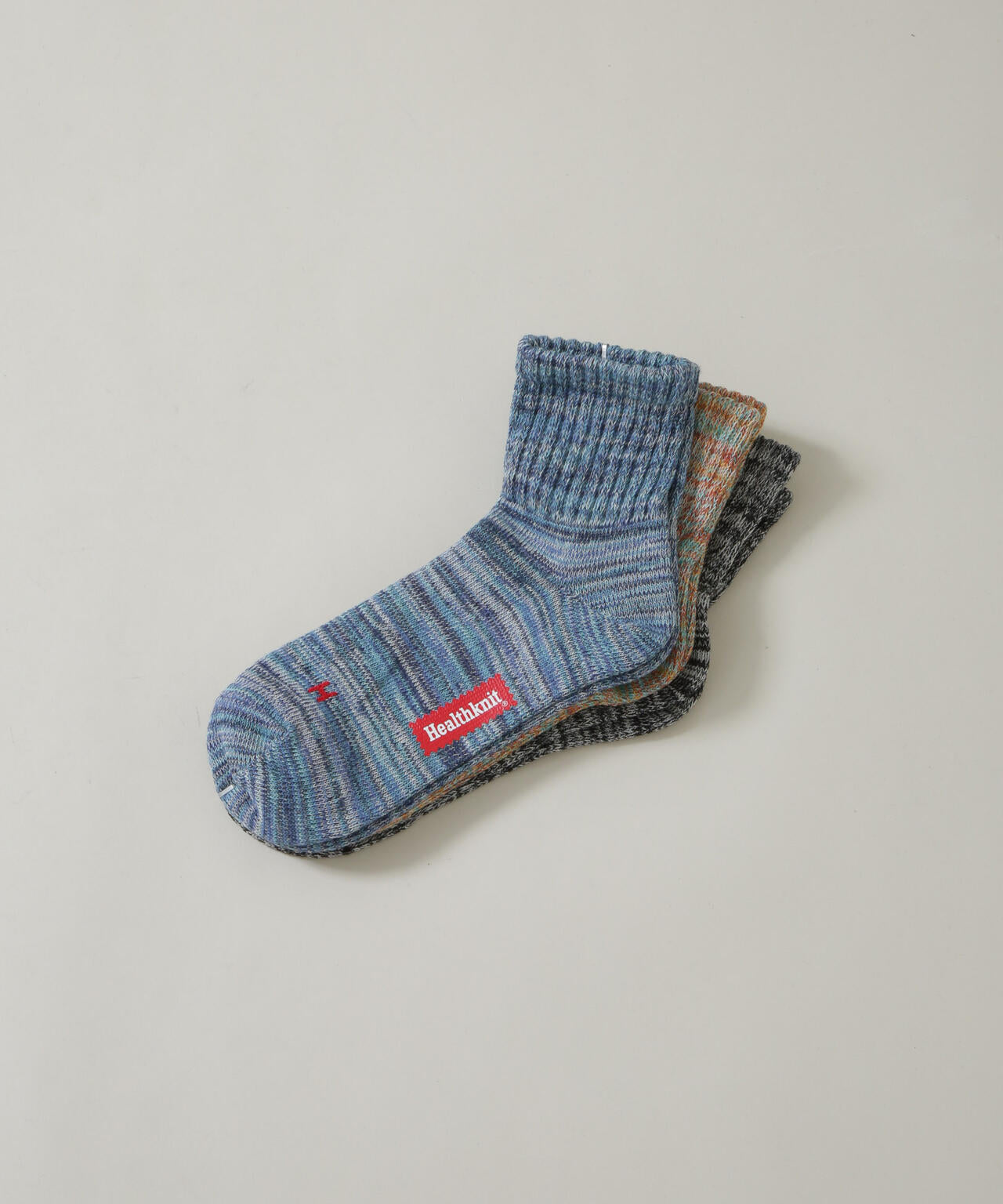 Healthknit/メランジカラーソックス 3足セット 6726251004
