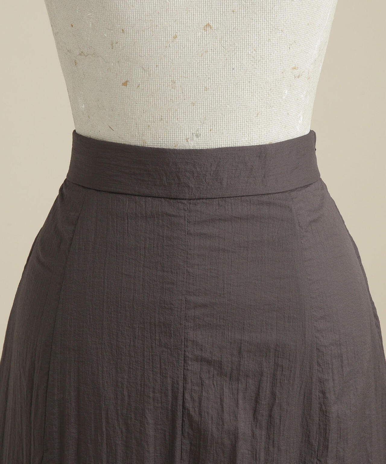 LB.04/ナイロンワッシャーフレアスカート 6732230301