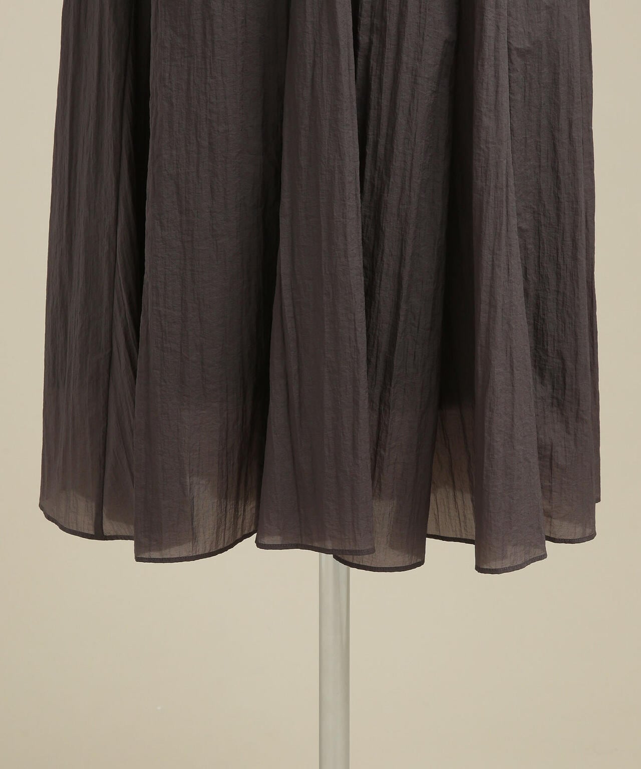 LB.04/ナイロンワッシャーフレアスカート 6732230301