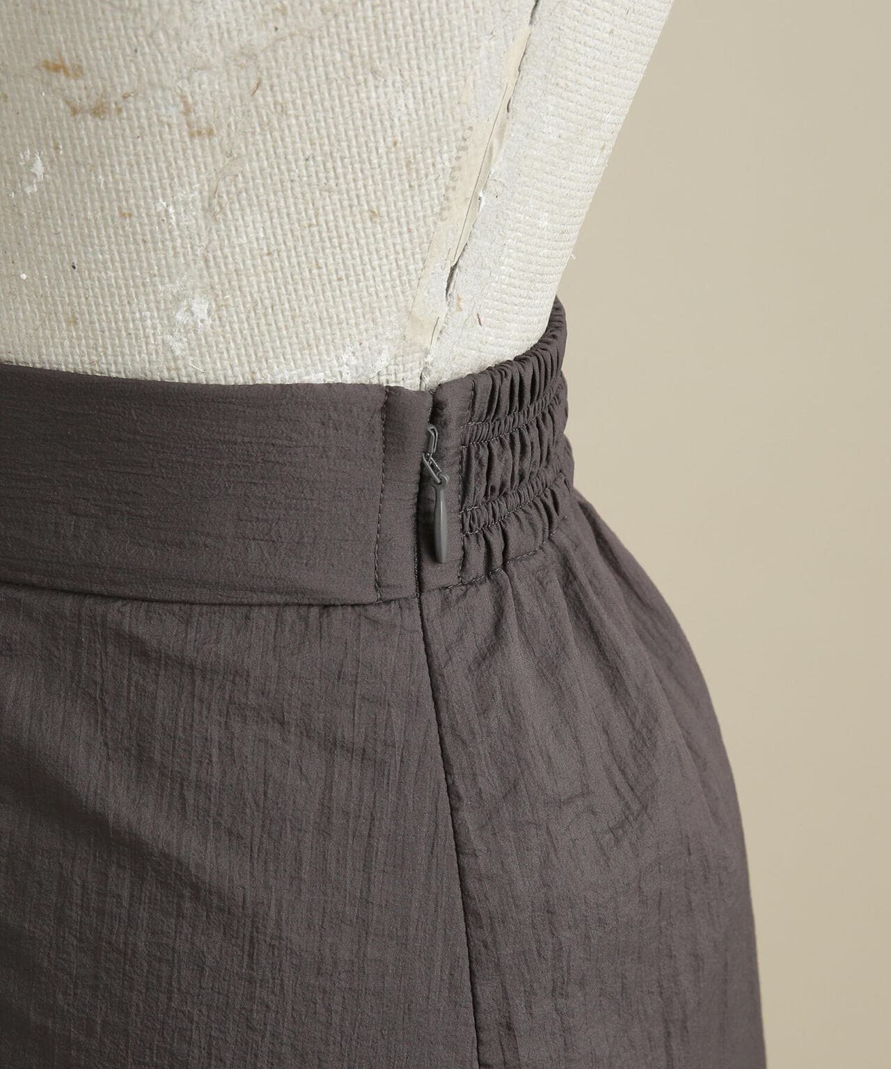 LB.04/ナイロンワッシャーフレアスカート 6732230301