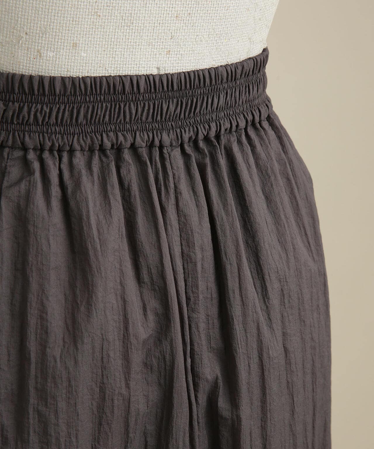 LB.04/ナイロンワッシャーフレアスカート 6732230301