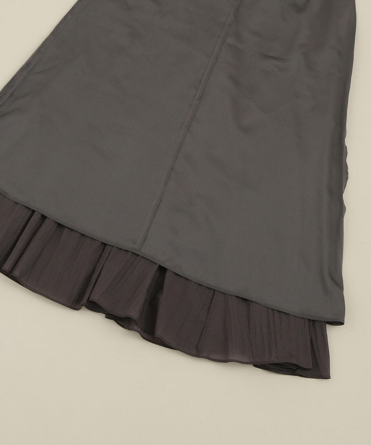 LB.04/ナイロンワッシャーフレアスカート 6732230301