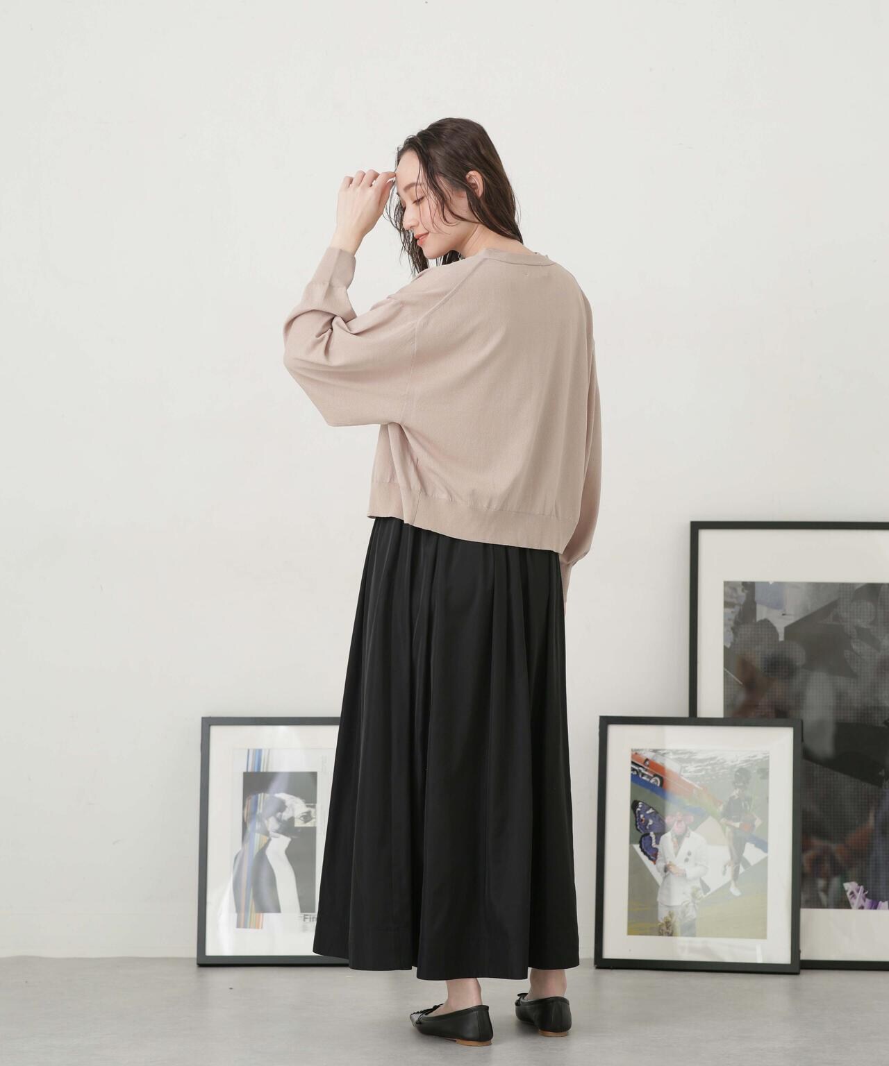 LB.04/タフタギャザーボリュームスカート 6733130314