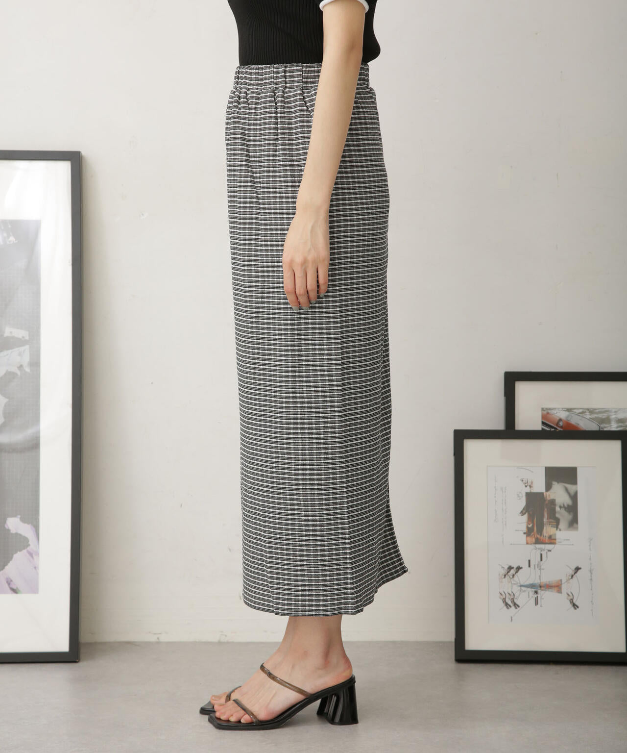 LB.04/カットジャガードスカート (セットアップ可) 6733130329