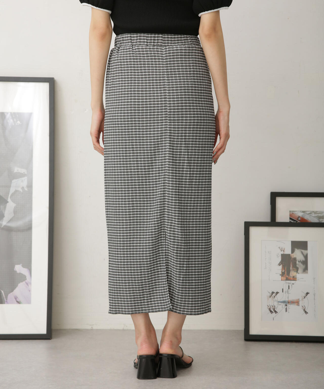 LB.04/カットジャガードスカート (セットアップ可) 6733130329