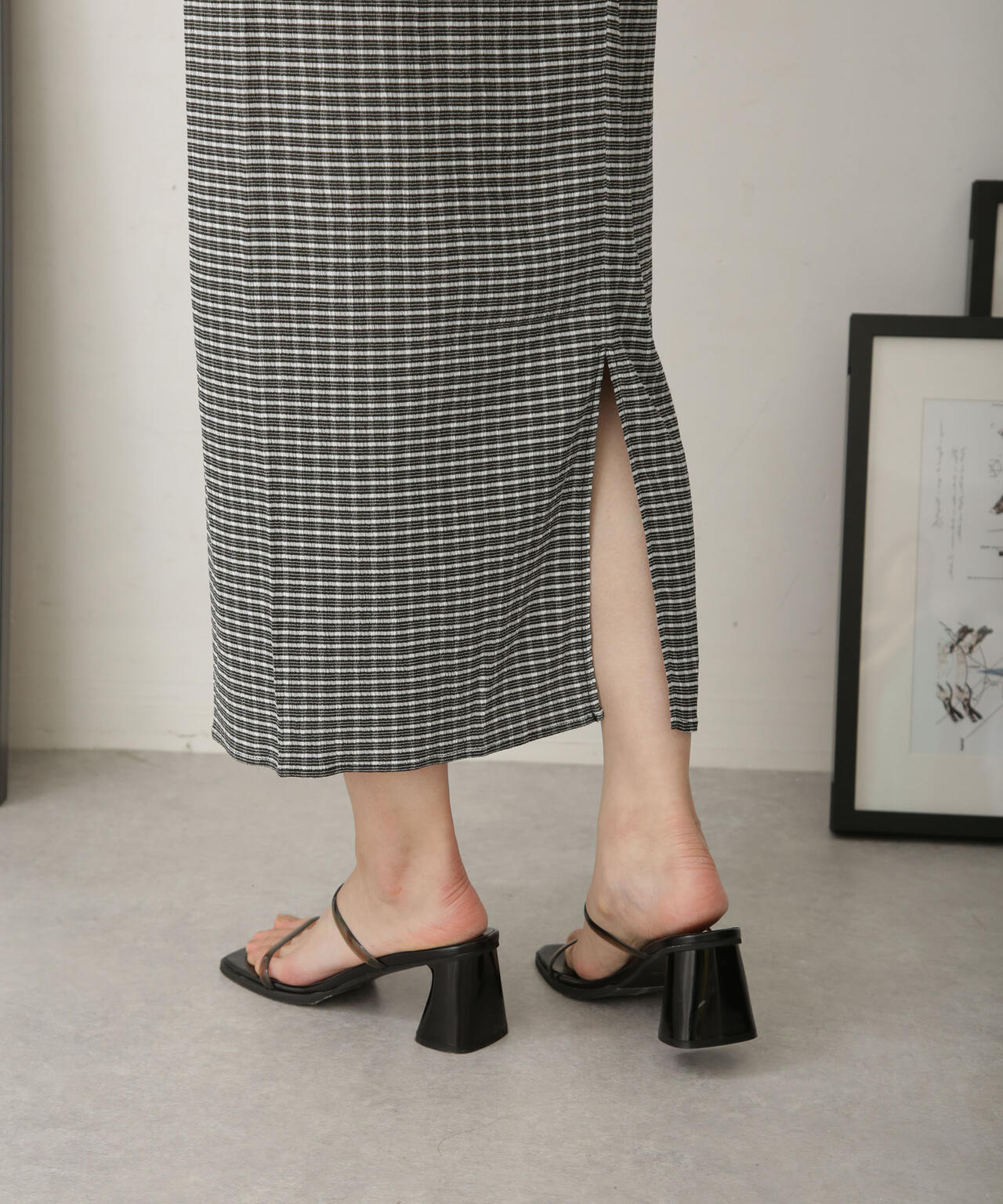 LB.04/カットジャガードスカート (セットアップ可) 6733130329