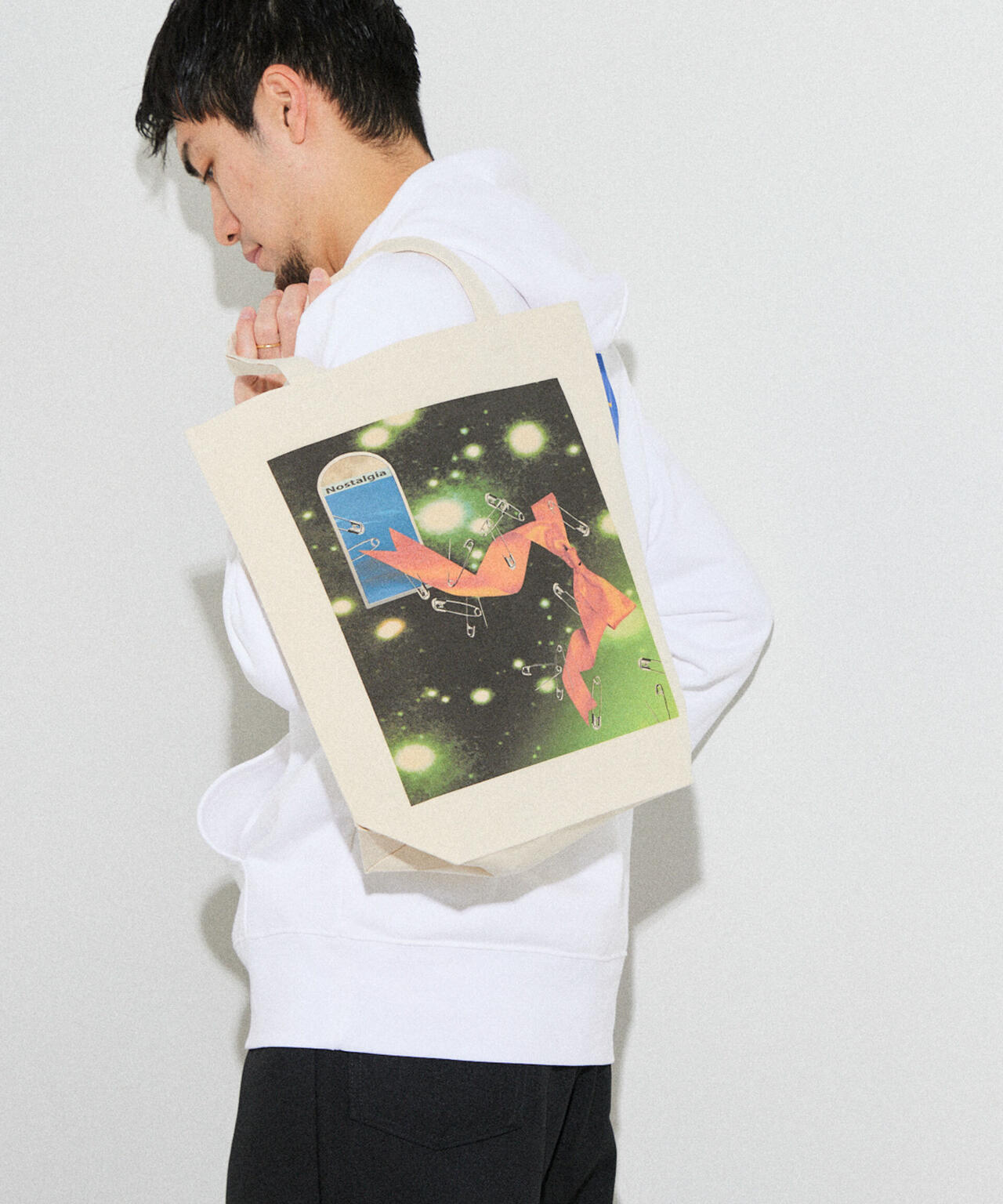 SUPER BEAVER とんだ林蘭さん デザイン トートバッグ NATURAL とんだ林蘭×NANO universe」 トートバッグ