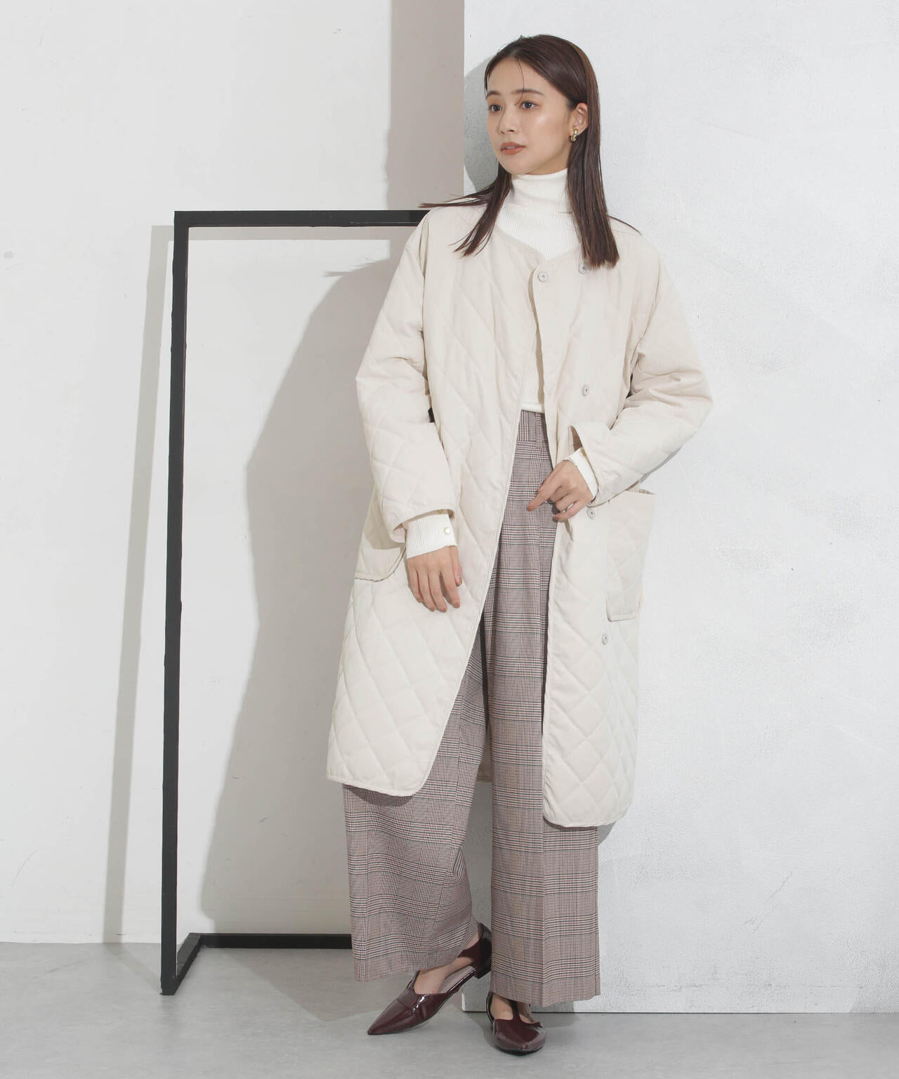 TRADITIONALWEATHERWEAR別注キルティングロングコートナノユニ Traditional Weatherwear（トラディショナルウェザーウェア）の