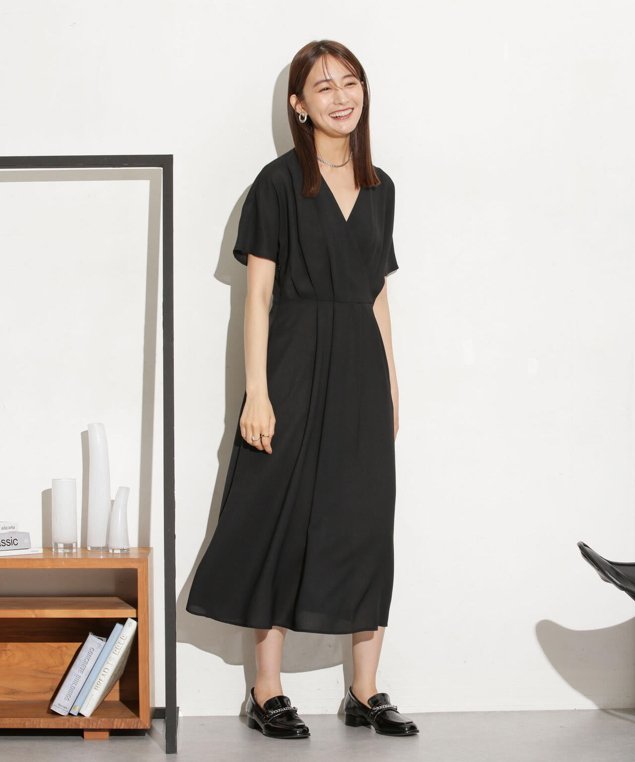 カシュクールフレアワンピース 6733219318