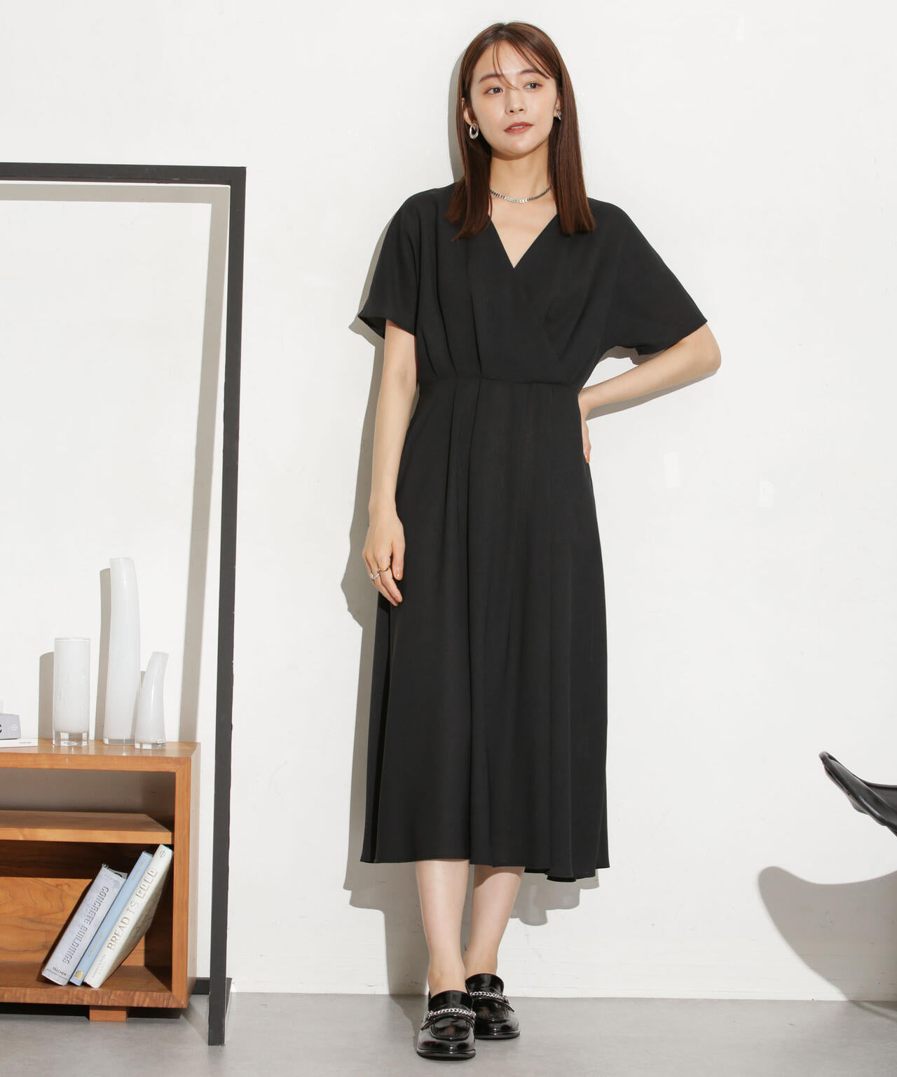 カシュクールフレアワンピース 6733219318