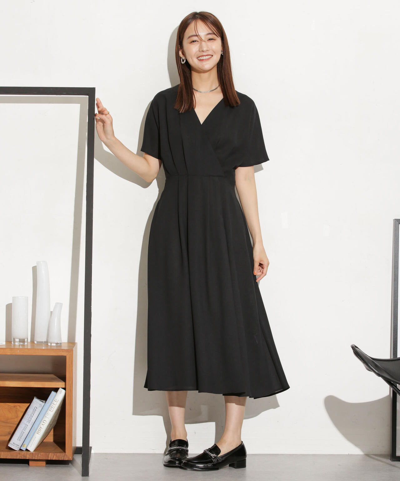 カシュクールフレアワンピース 6733219318