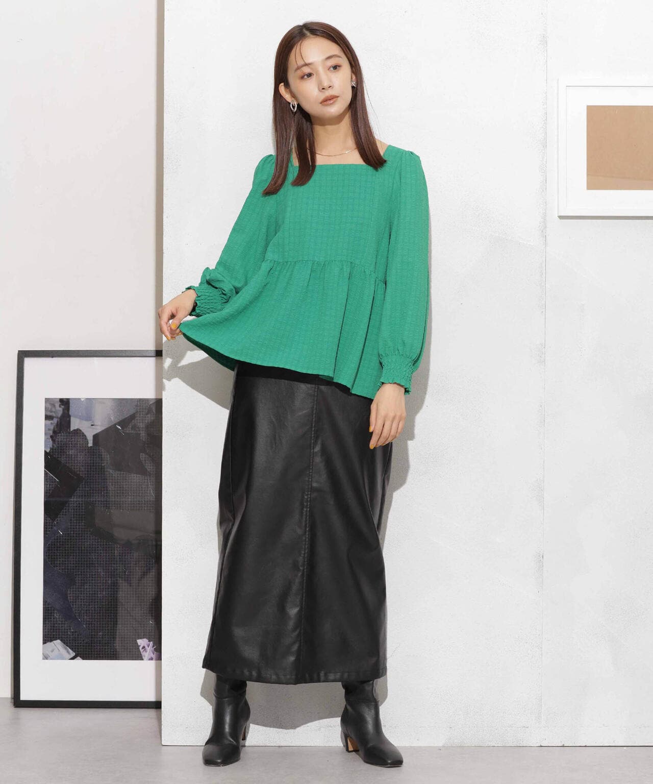 ボリュームスリーブシアーブラウス | PROPORTION BODY DRESSING