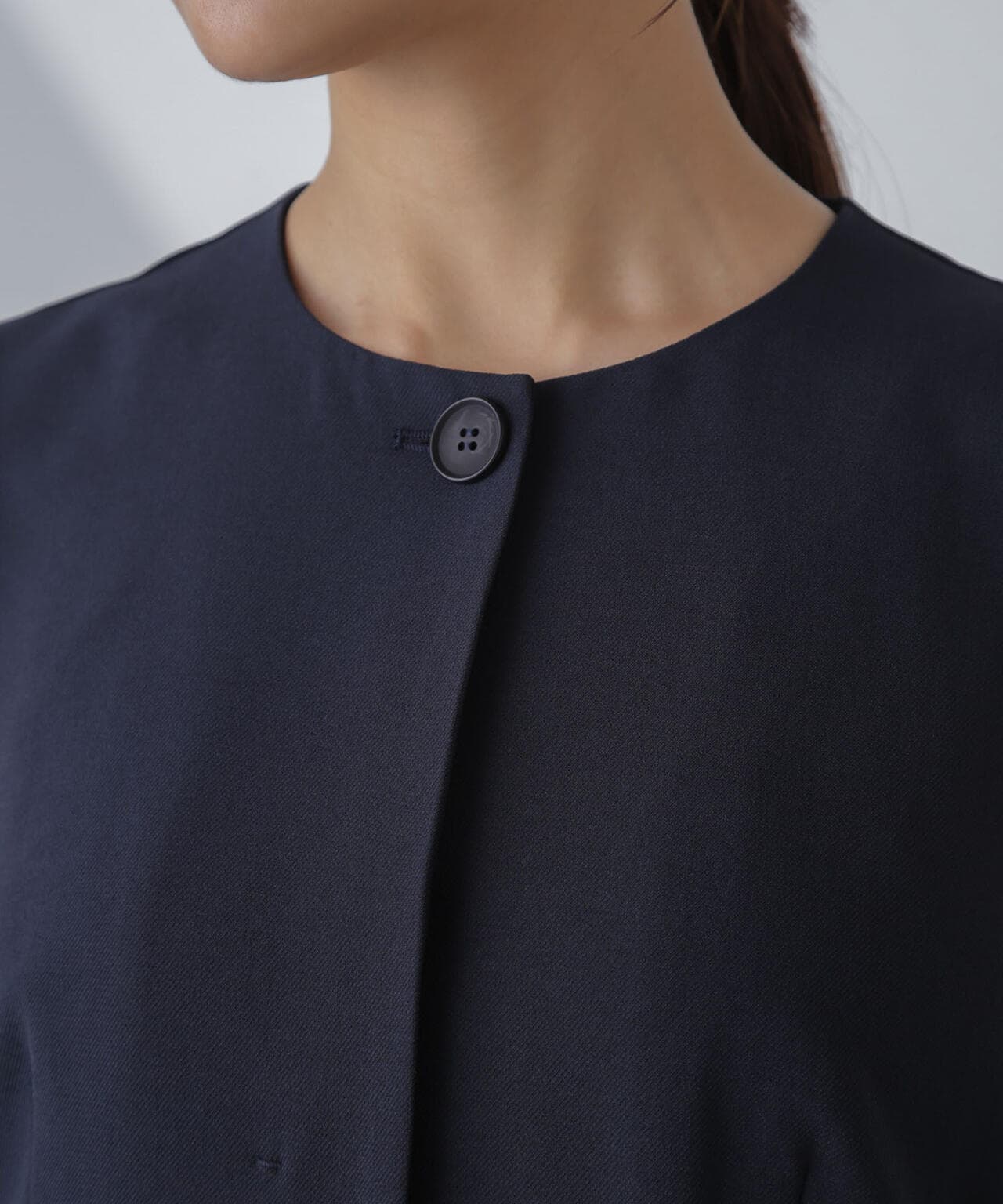 多機能素材ペプラムジレ(セットアップ可） 6734116306