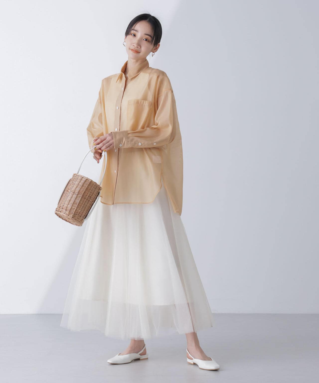 シアー オーバー シャツ ( セットアップ 可 )