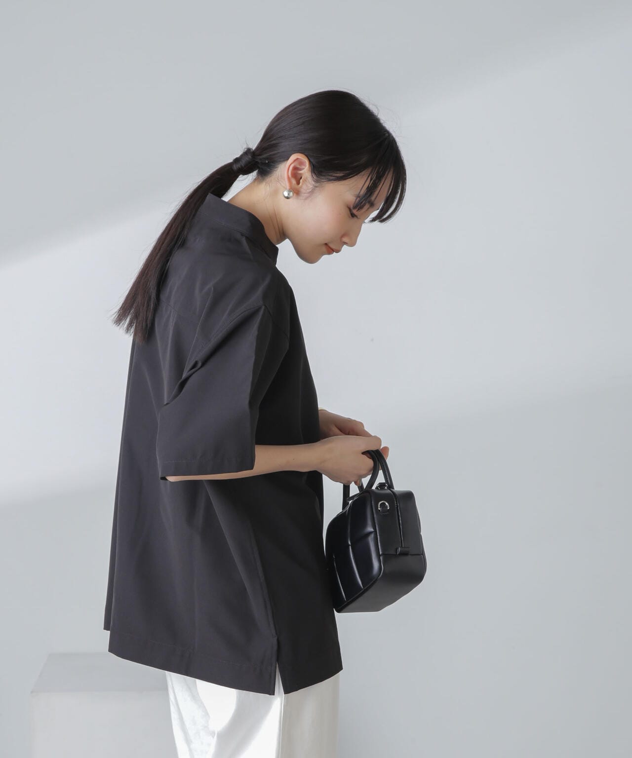 スタンドカラーシャツ 多機能軽量ストレッチ-SHELTECH（セットアップ可） 6734121300