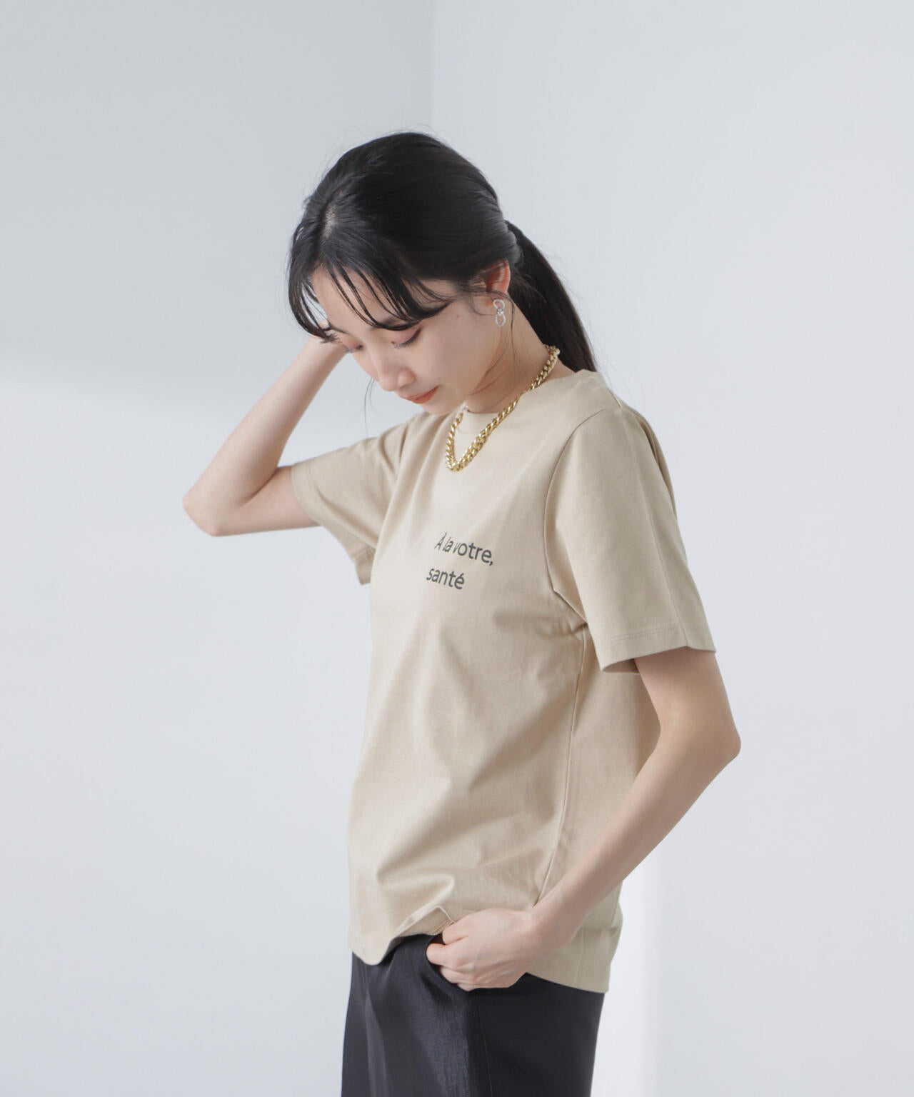 ロゴプリントTシャツ 6734124309