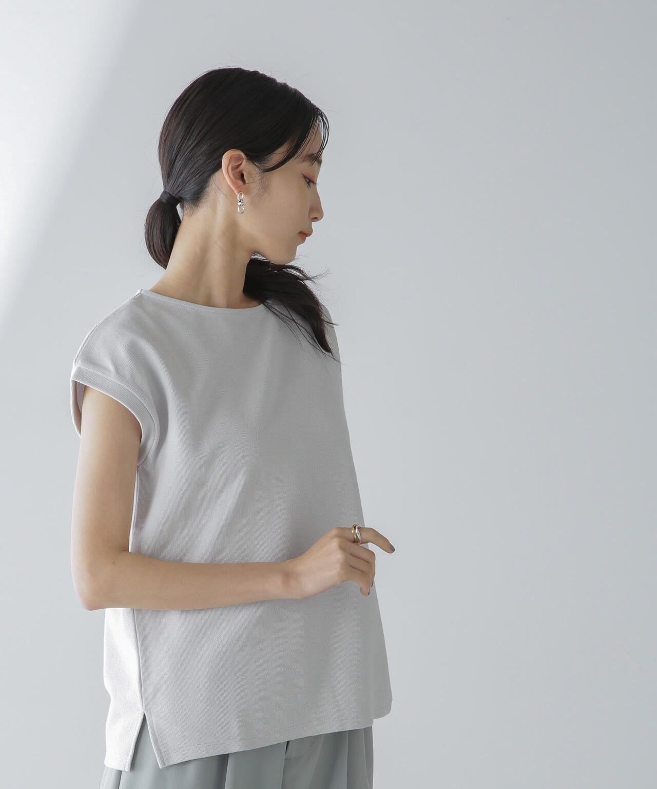 ショルダーボタンカノコトップス 6734124314