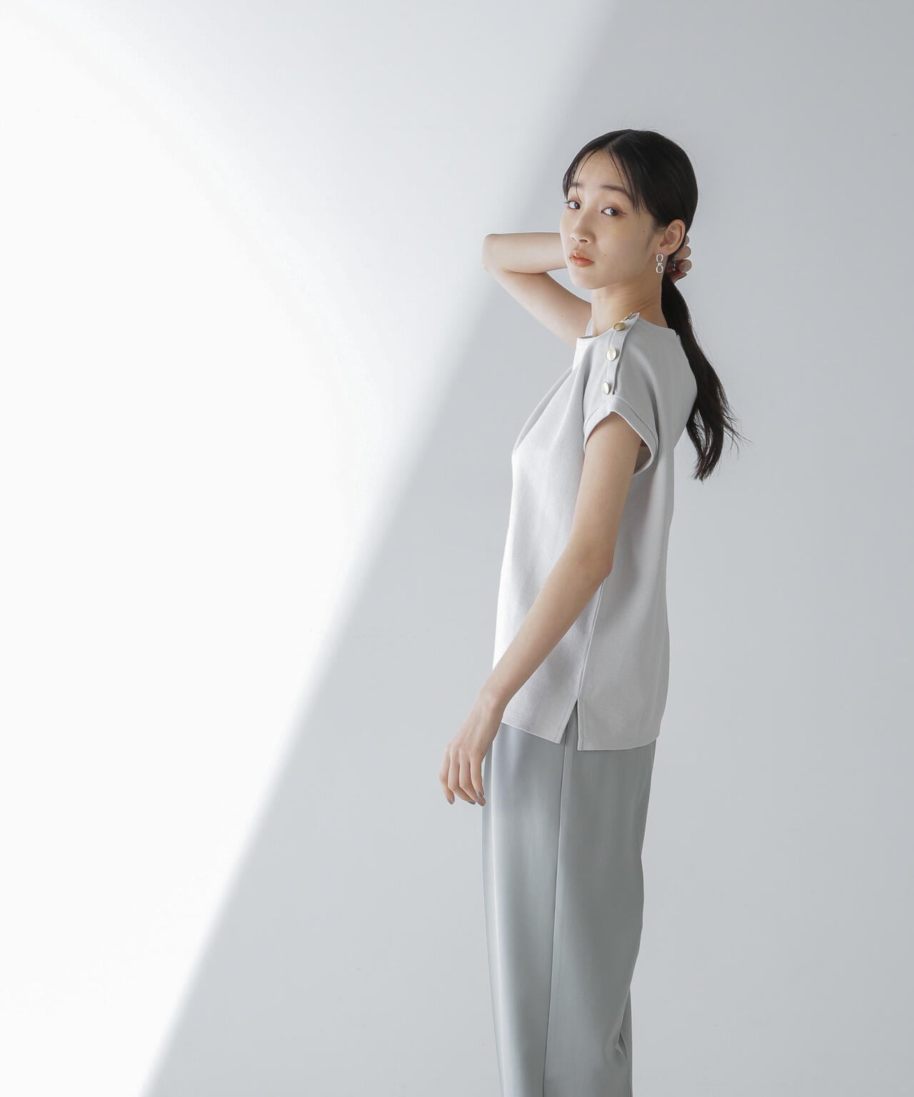 ショルダーボタンカノコトップス 6734124314