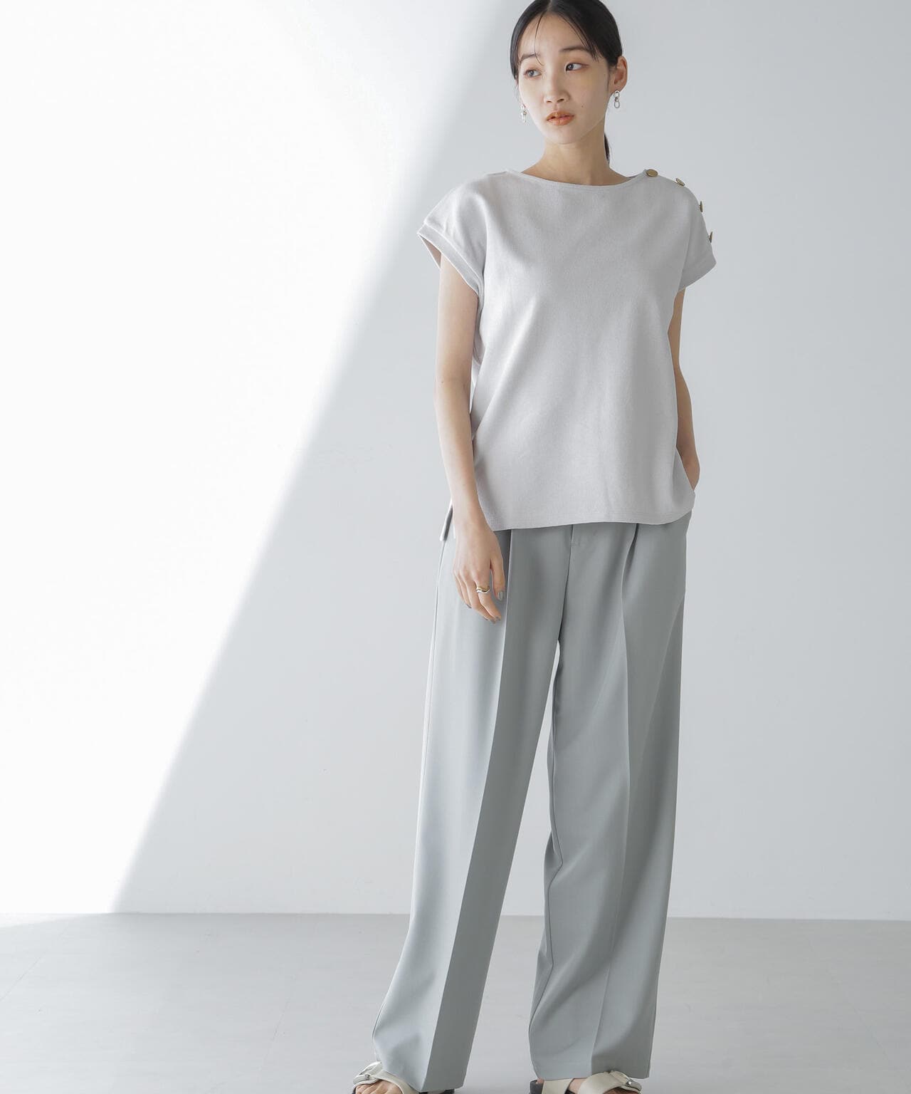 ショルダーボタンカノコトップス 6734124314