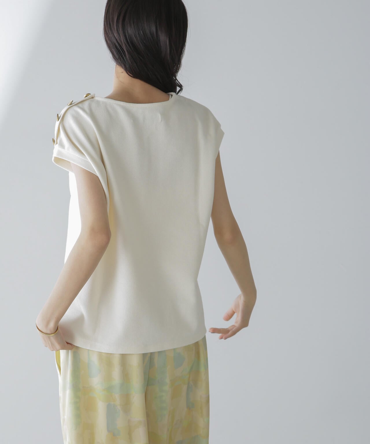 ショルダーボタンカノコトップス 6734124314